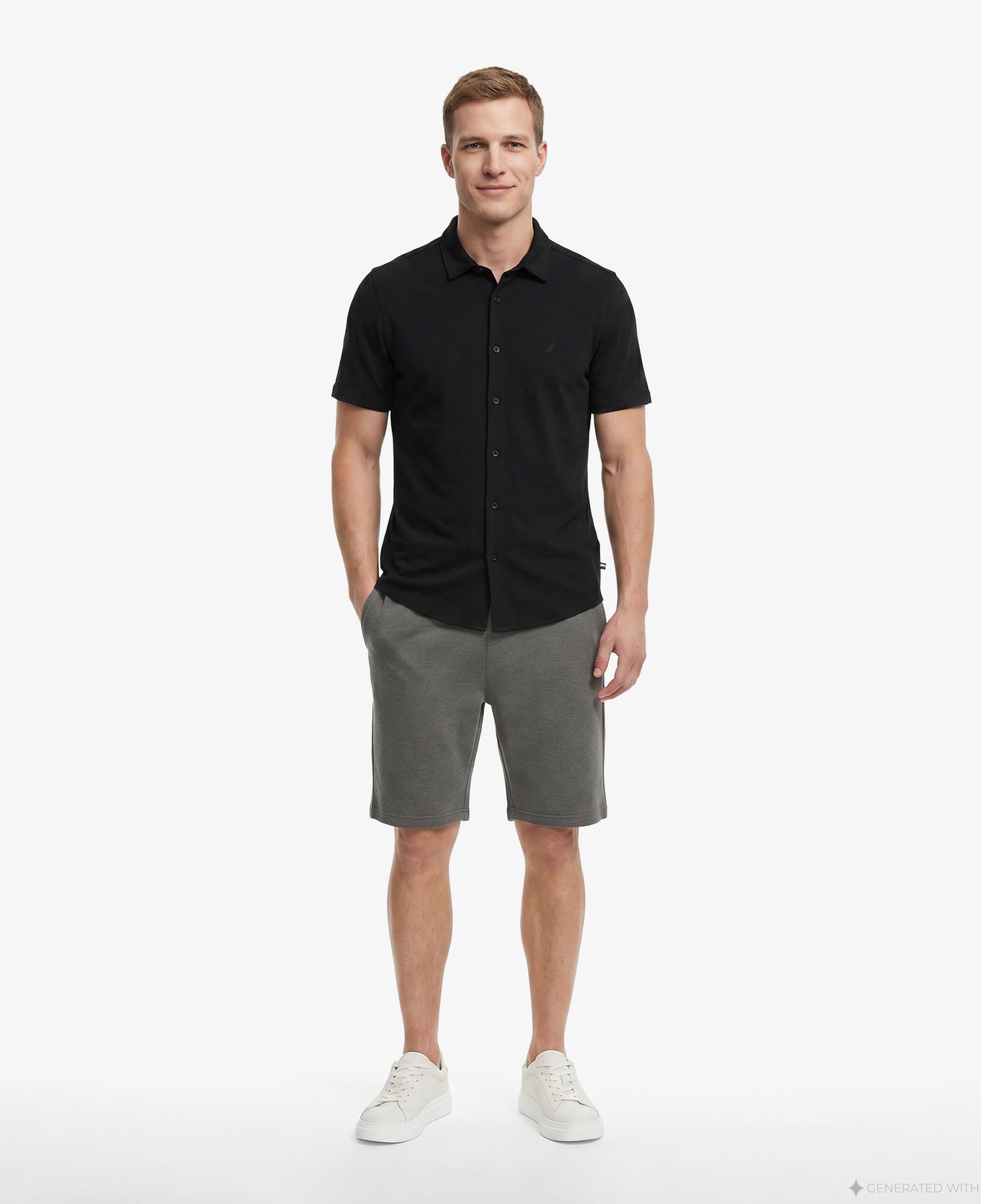 Nautica Erkek Siyah Regular Fit Gömlek
