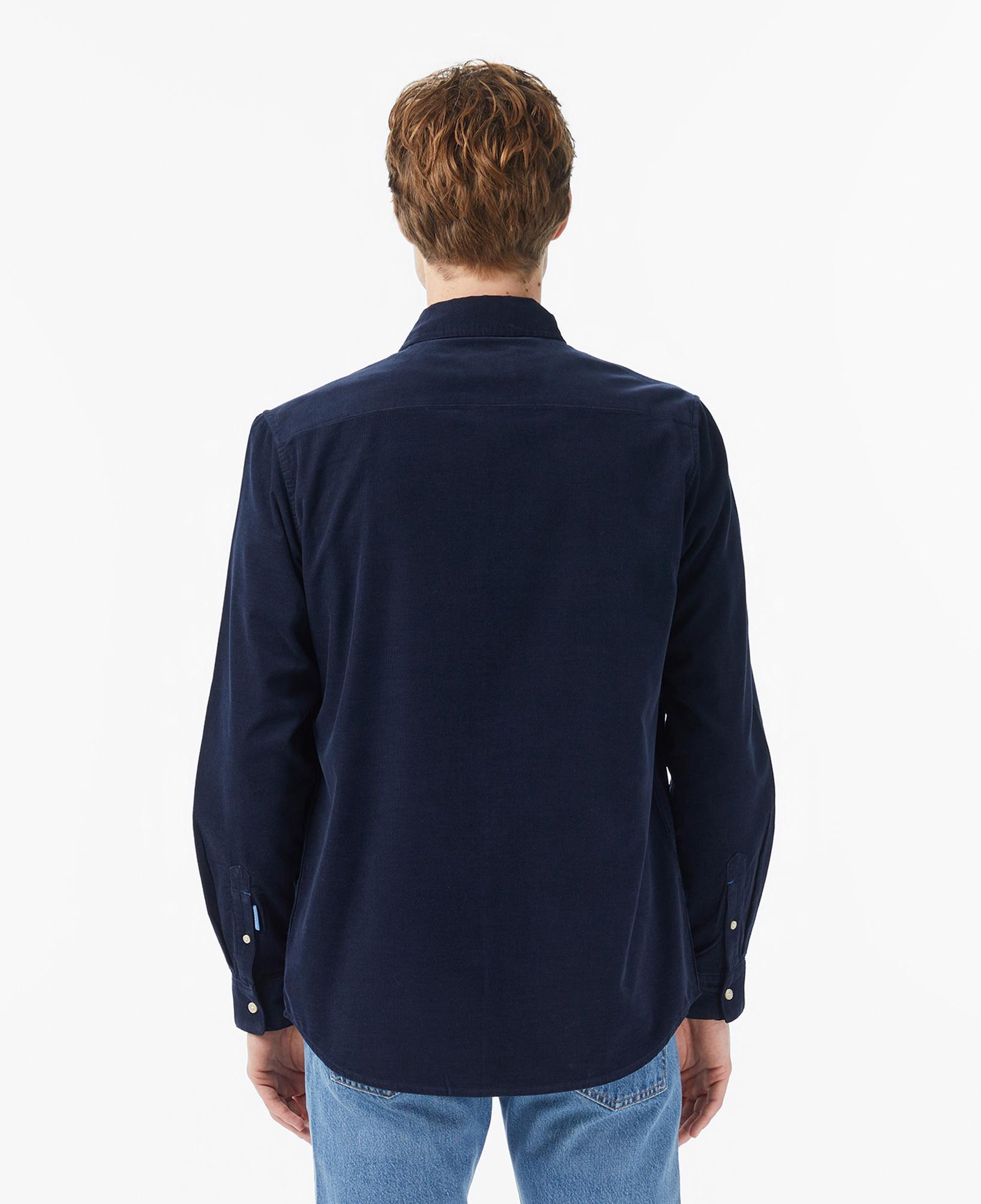 Scotch&Soda Regular-Fit Corduroy Erkek Lacivert Gömlek