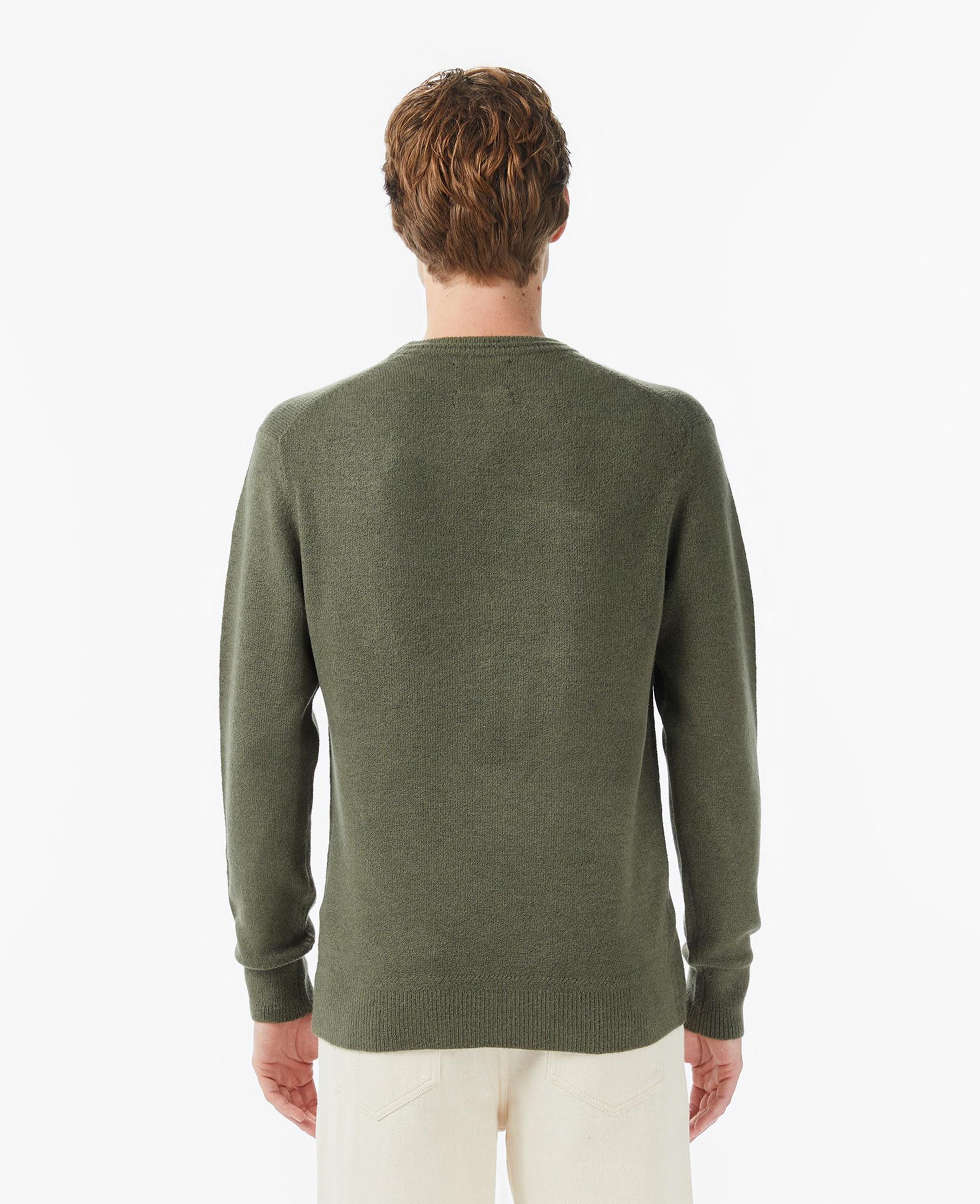 Scotch&Soda Soft Knit Regular Fit Crew Neck Erkek Yeşil Yün Karışımlı Triko