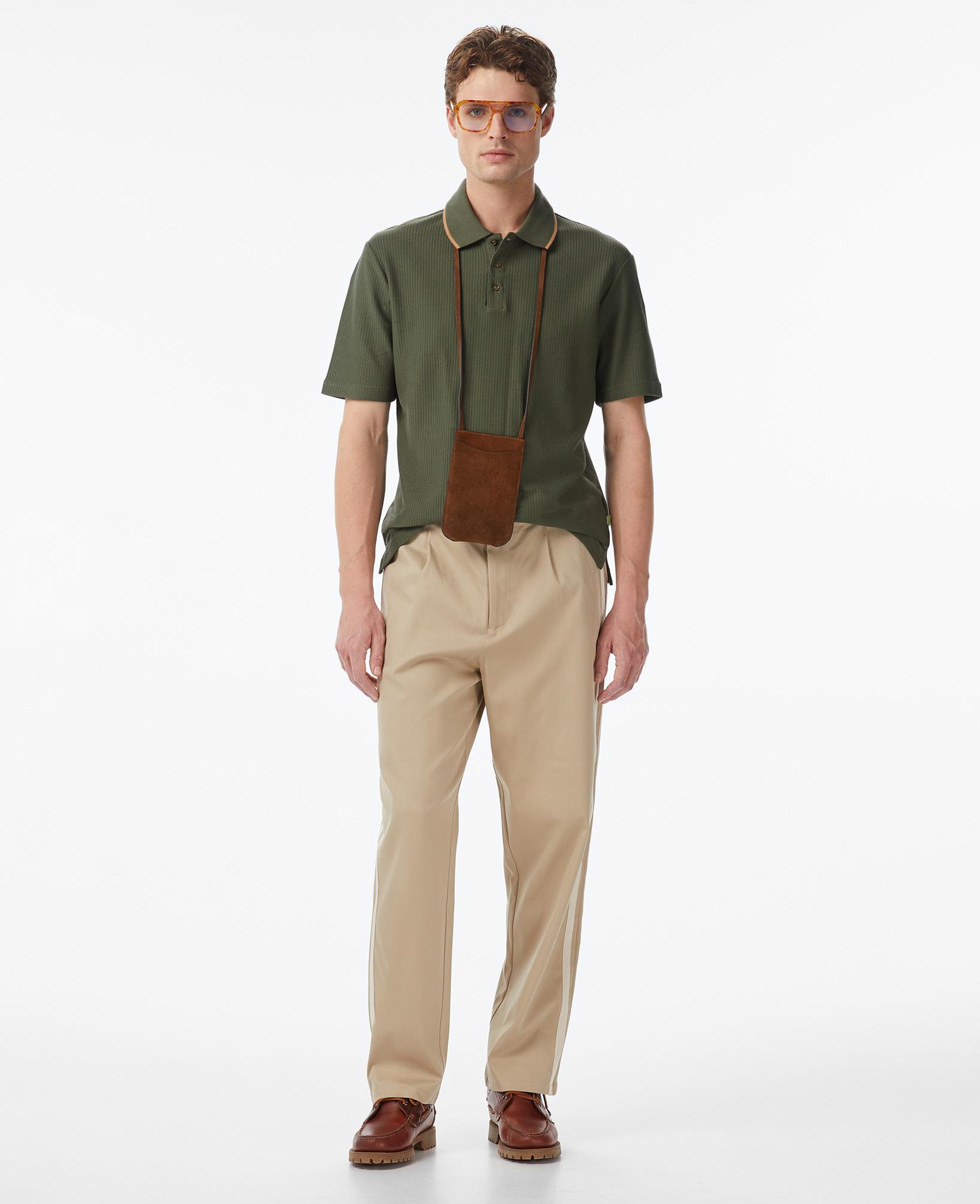 Scotch&Soda Structured Relaxed Fit Erkek Yeşil Polo