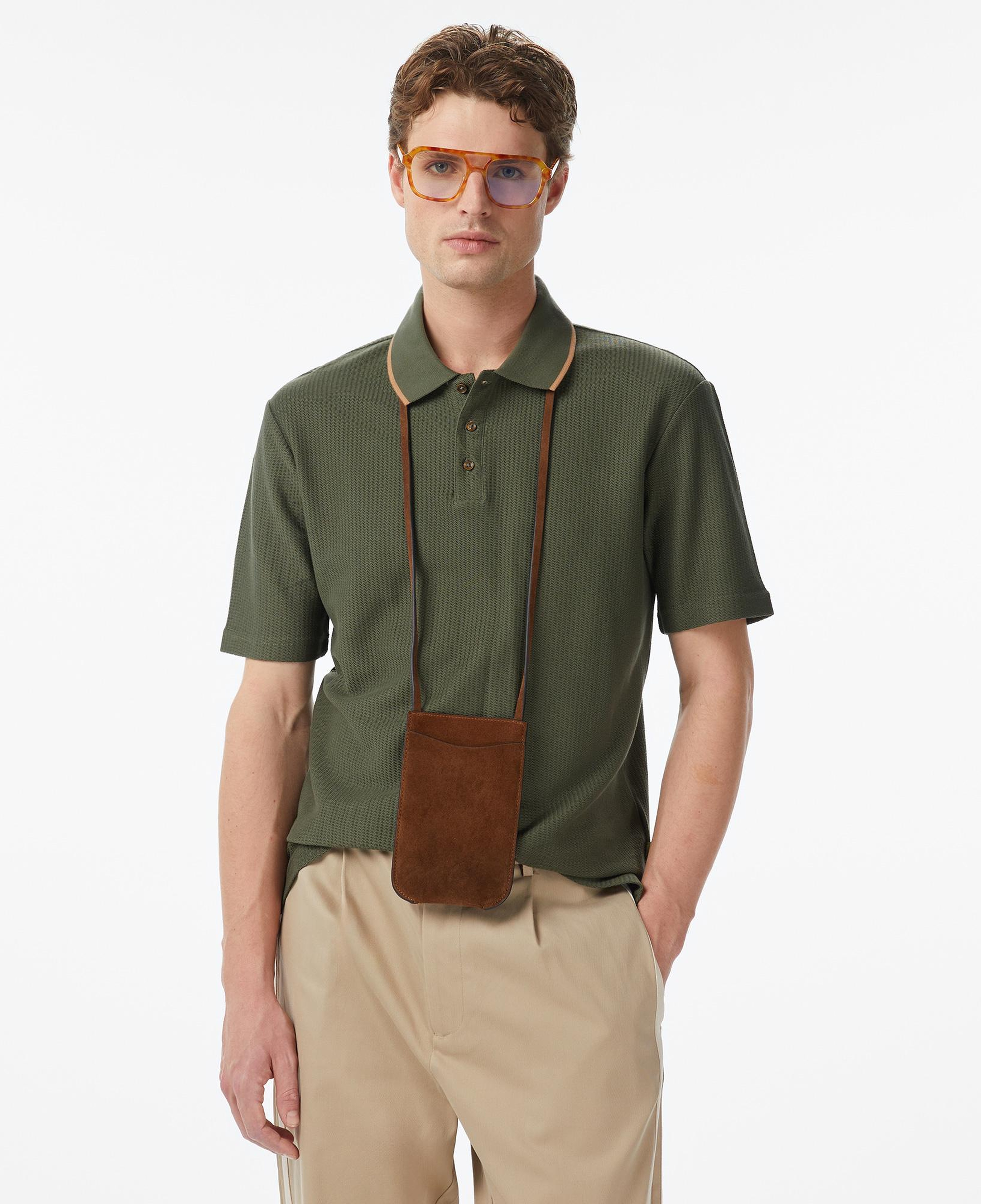 Scotch&Soda Structured Relaxed Fit Erkek Yeşil Polo