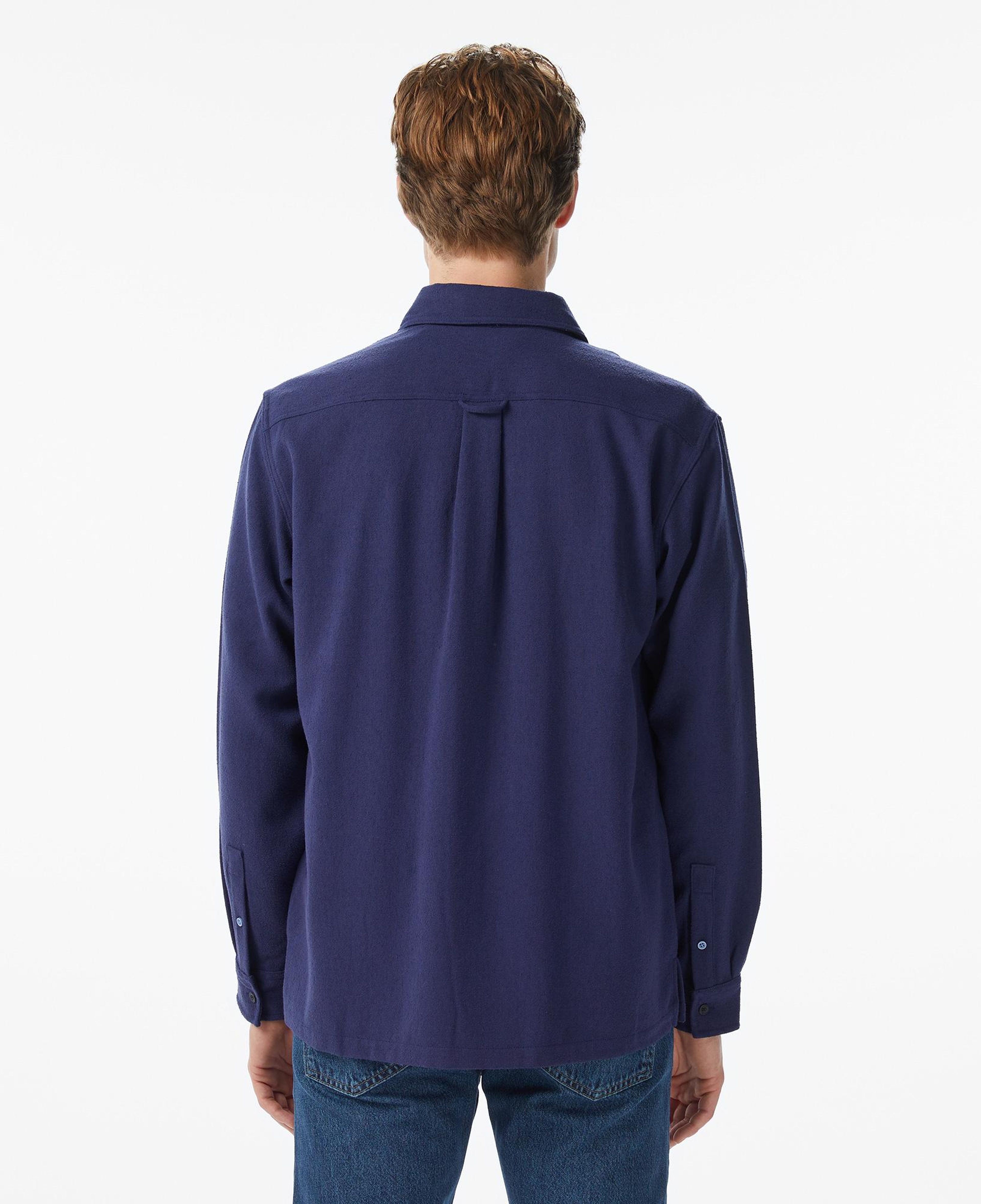 Scotch&Soda Textured Relaxed-Fit Erkek Lacivert Gömlek
