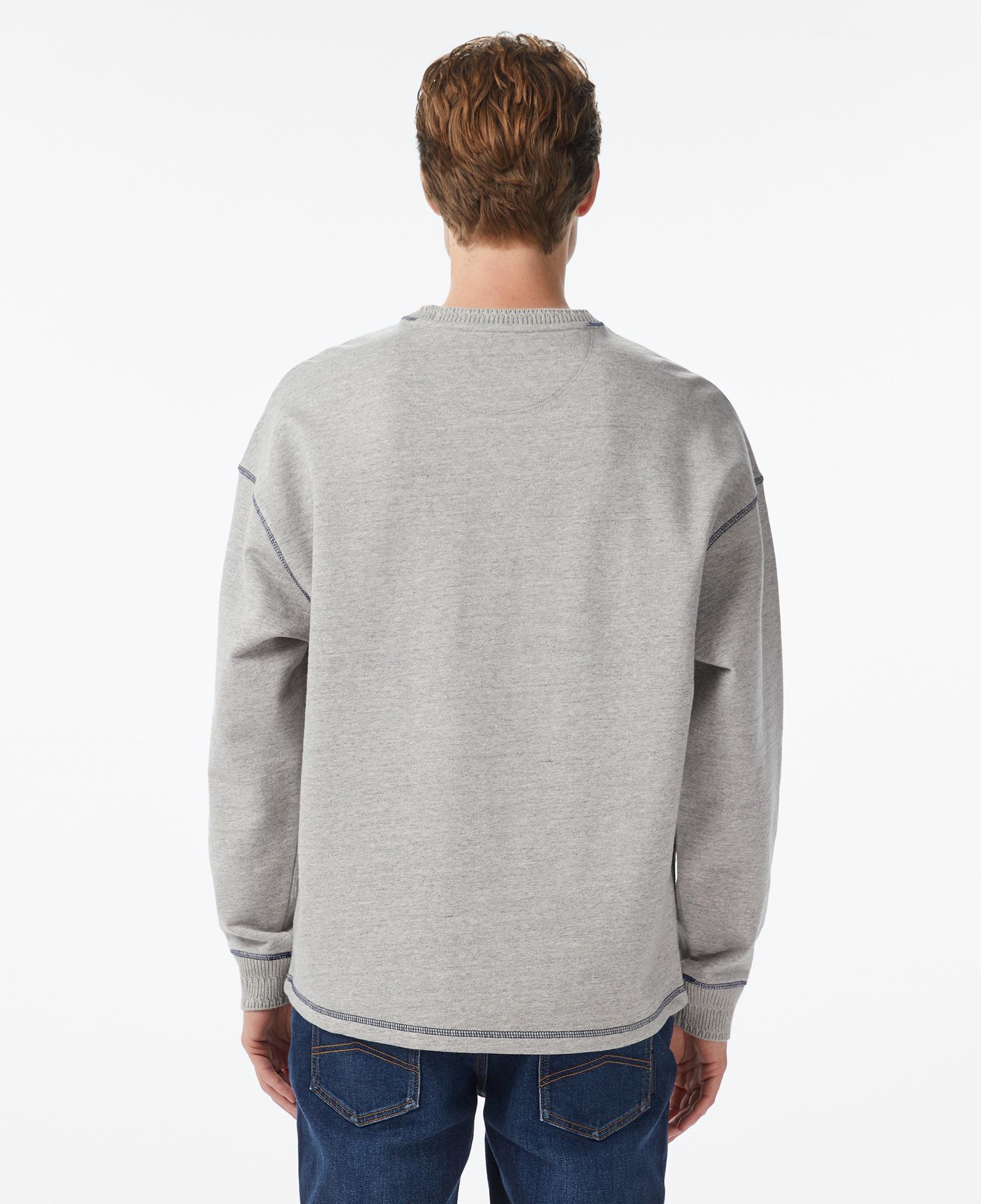 Scotch&Soda Loose Fit Label Erkek Gri Sweatshirt
