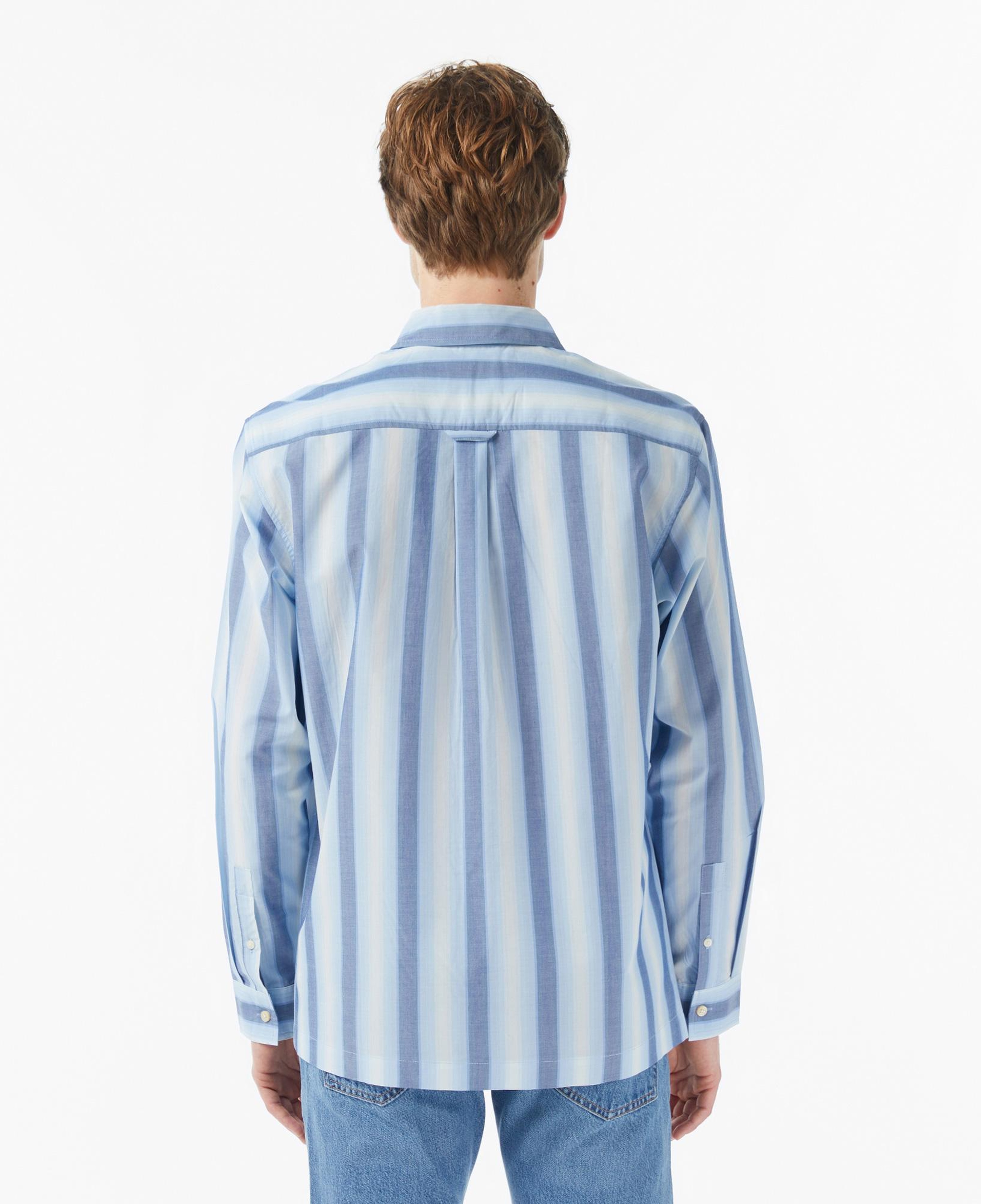 Scotch&Soda Shadow-Stripe Relaxed-Fit Erkek Lacivert Gömlek