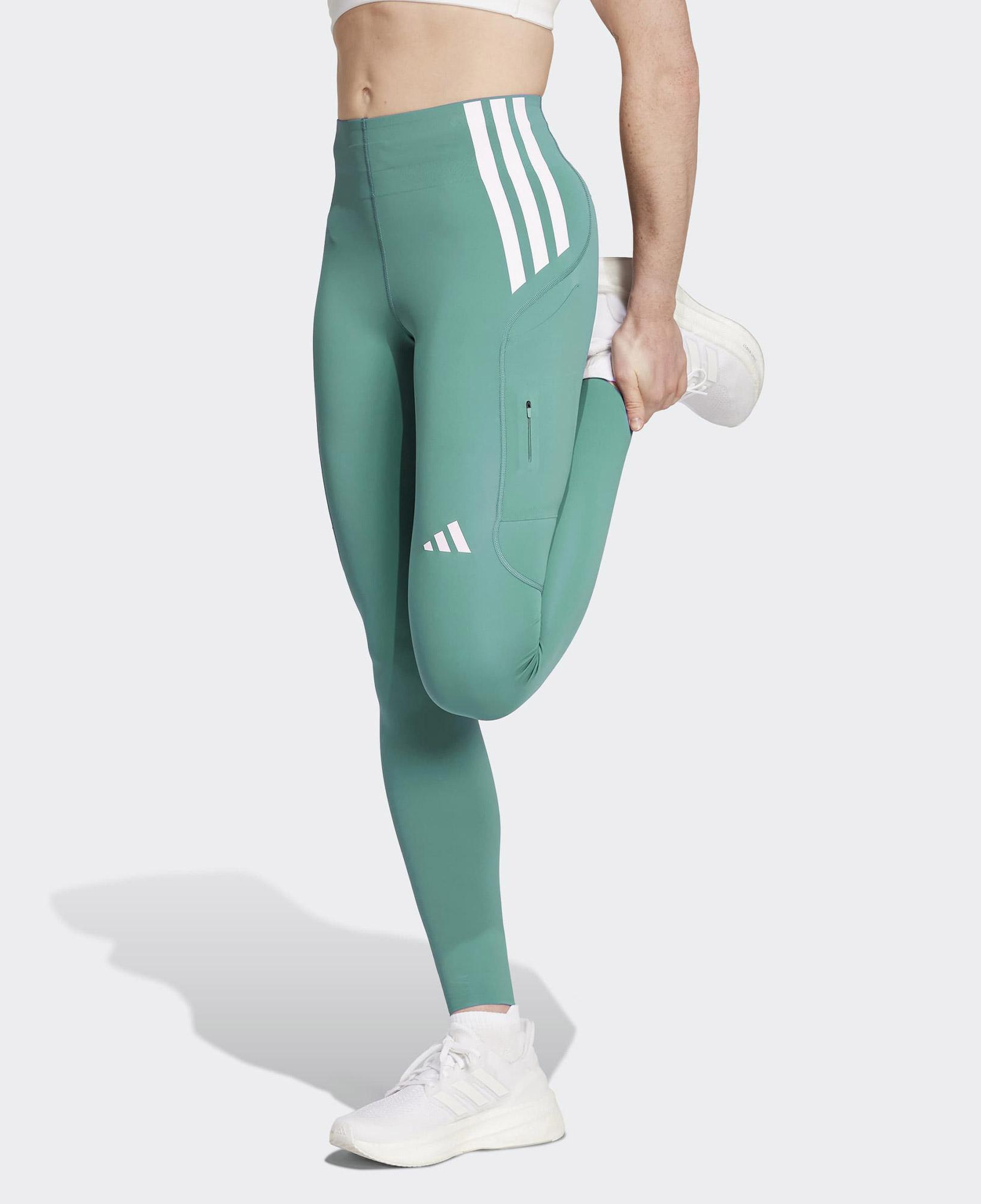 adidas Adizero Full Length Kadın Yeşil Koşu Taytı