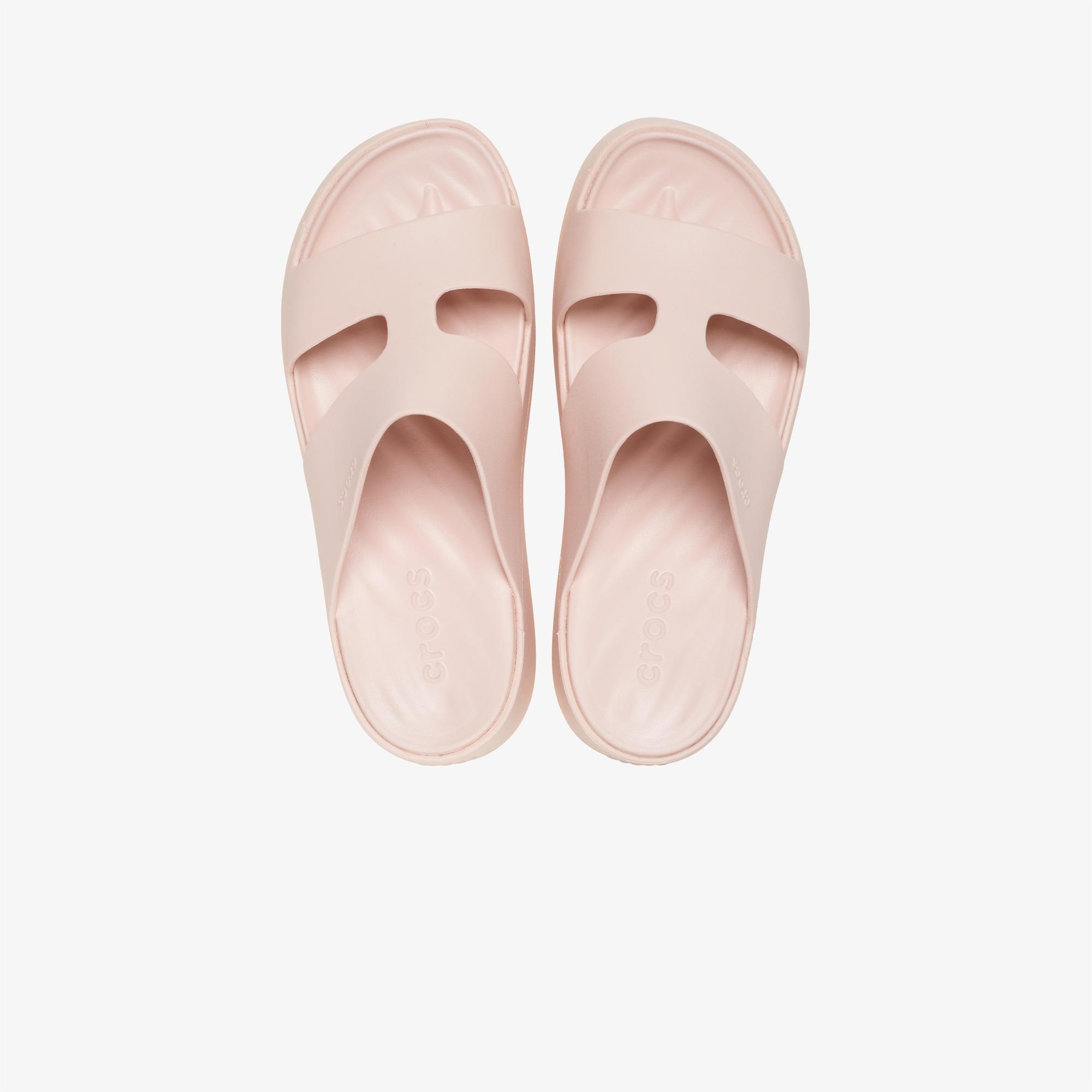 Crocs Getaway Platform H-Strap Kadın Bej Terlik