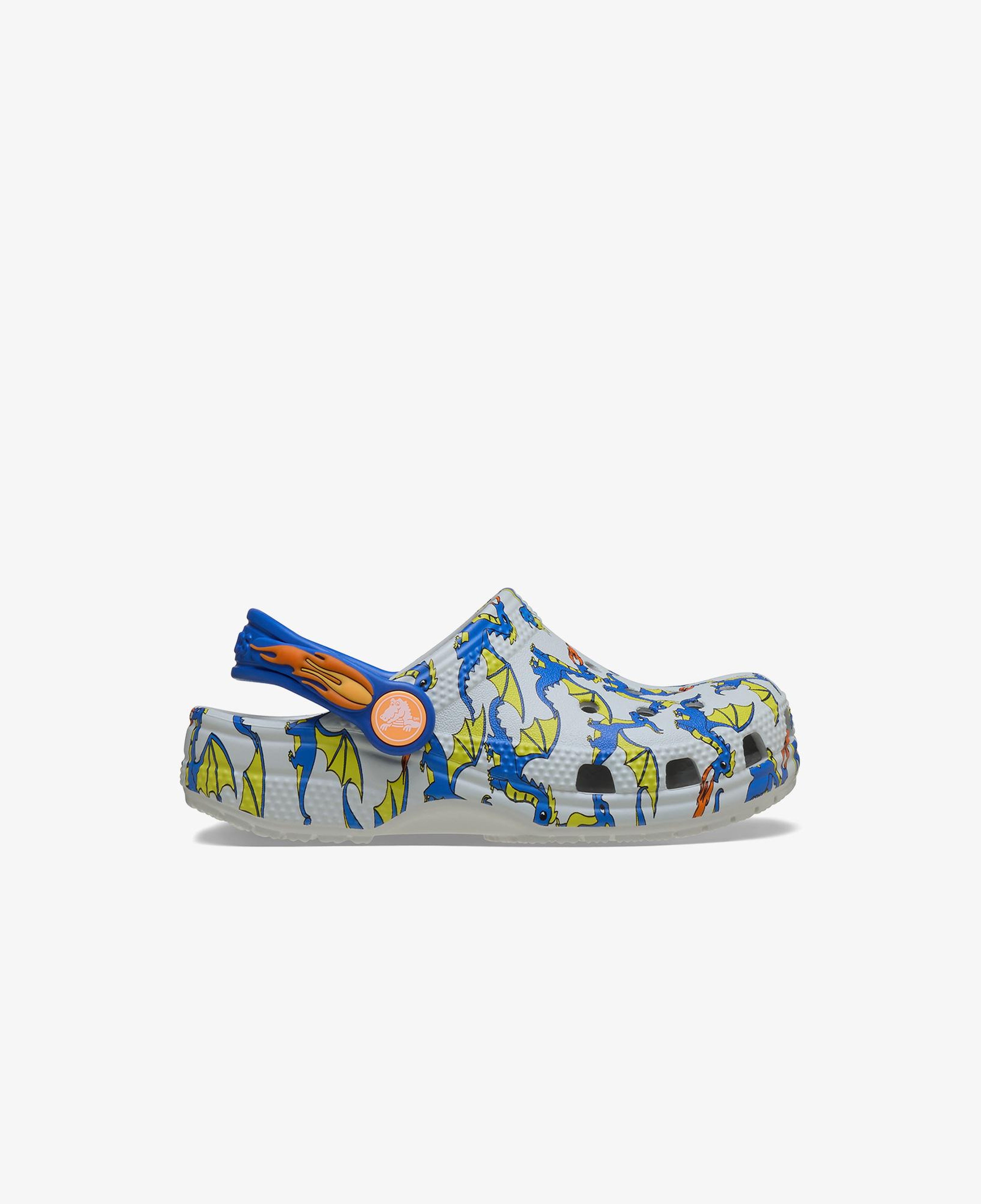 Crocs Classic Dragon Graphic Clog Çocuk Renkli Sandalet