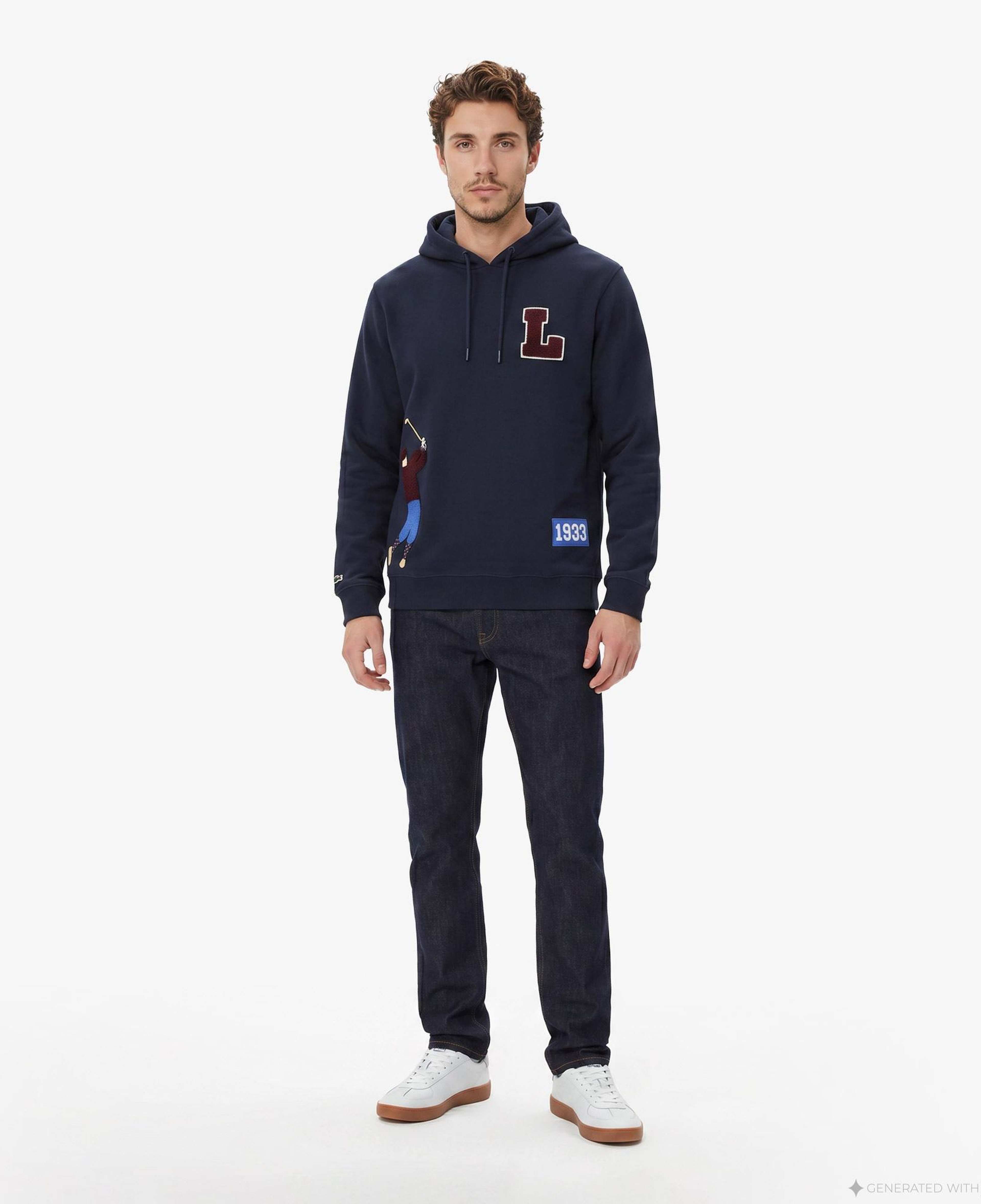 Lacoste Erkek Lacivert Sweatshirt