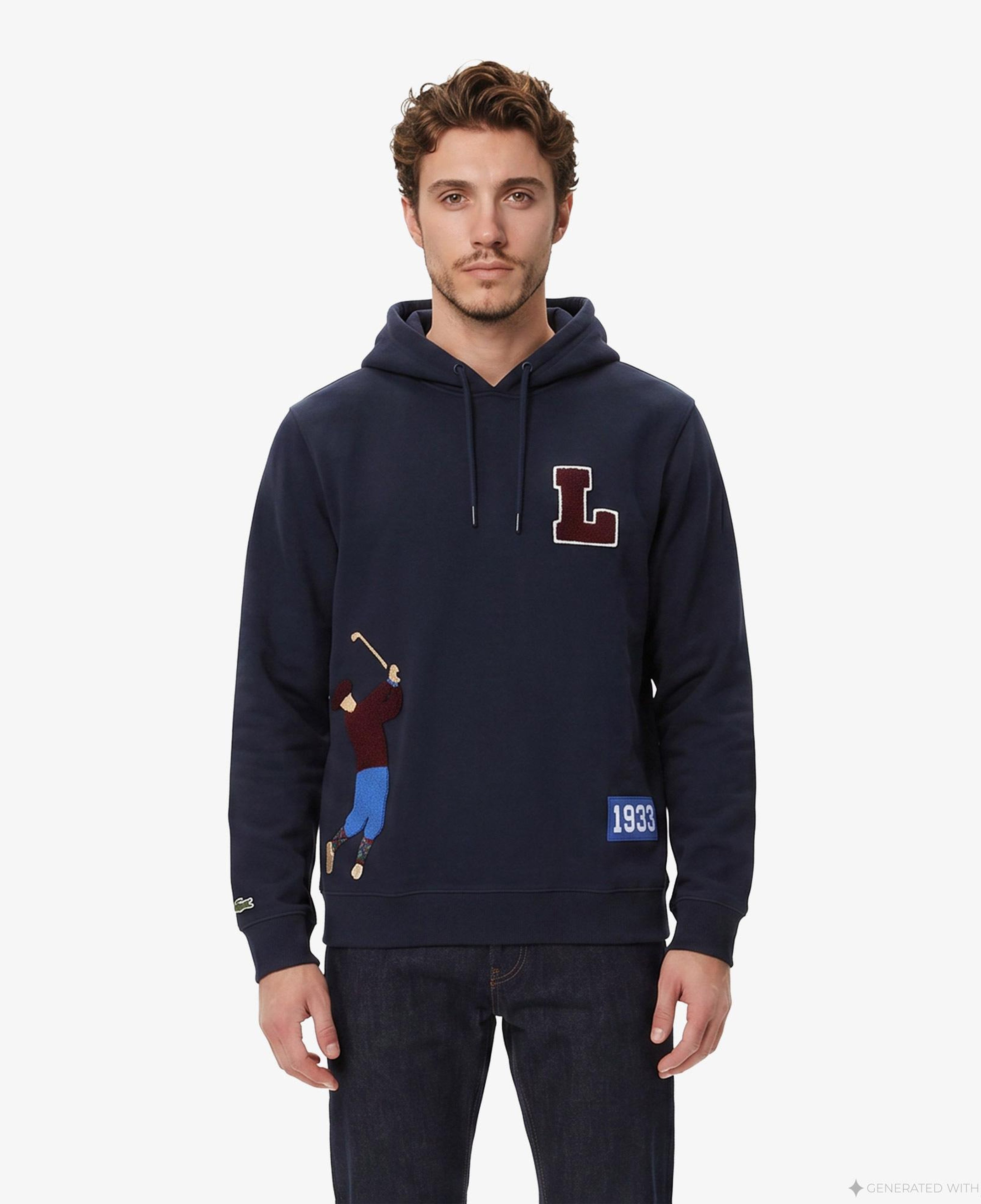 Lacoste Erkek Lacivert Sweatshirt