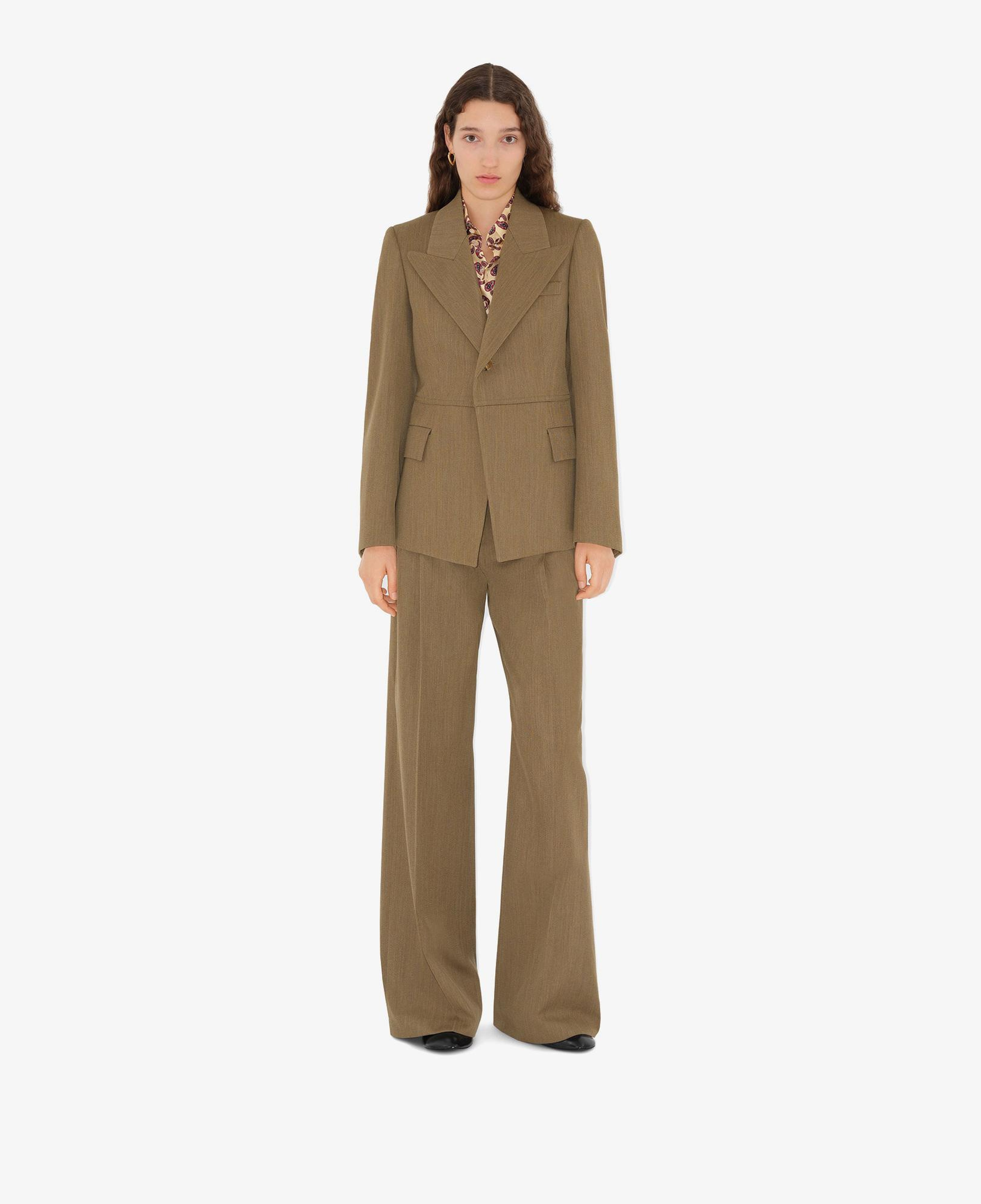 Burberry Kadın Turuncu Yün Ceket