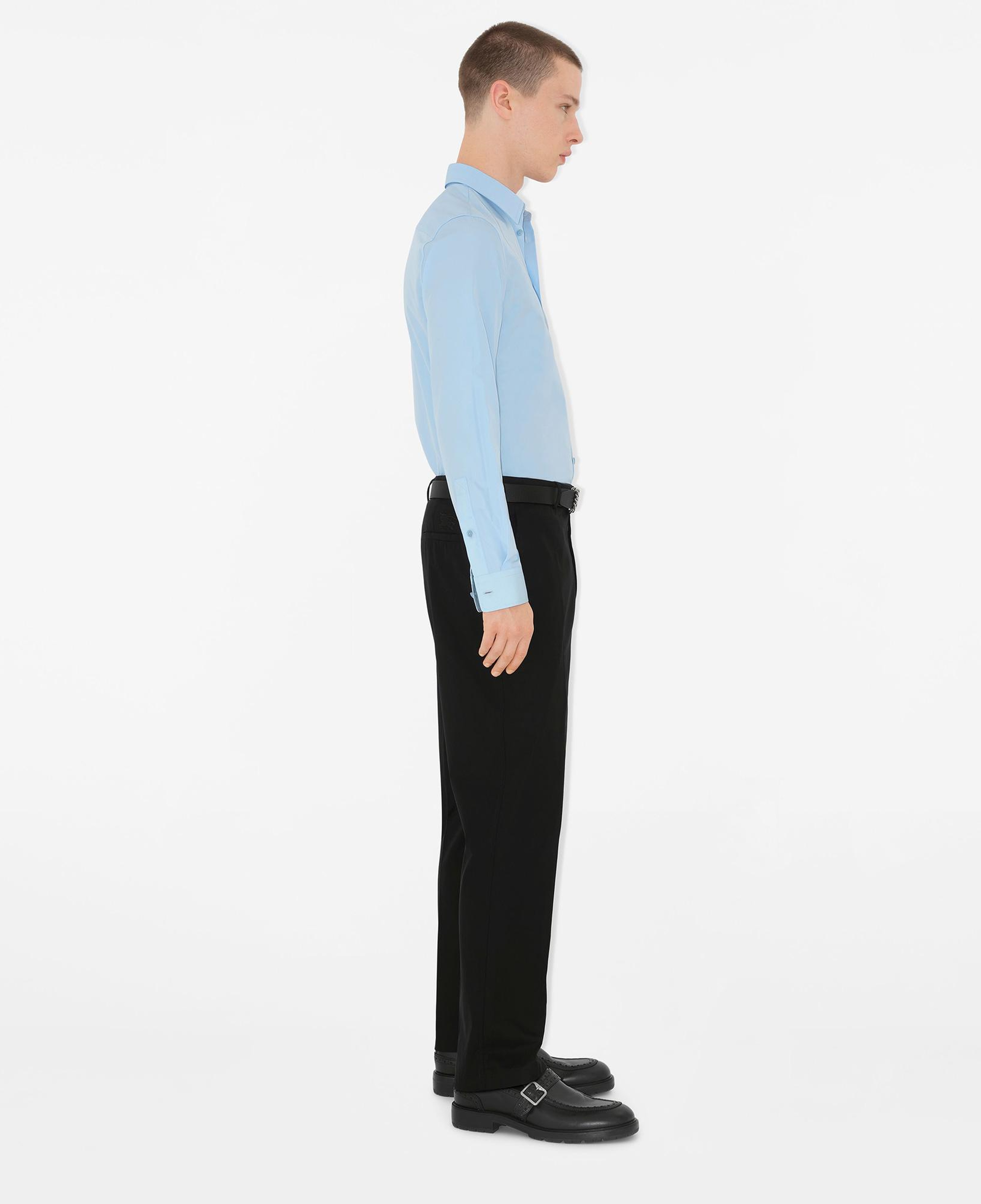 Burberry Sip Slim Fit Cotton Formal Erkek Mavi Gömlek