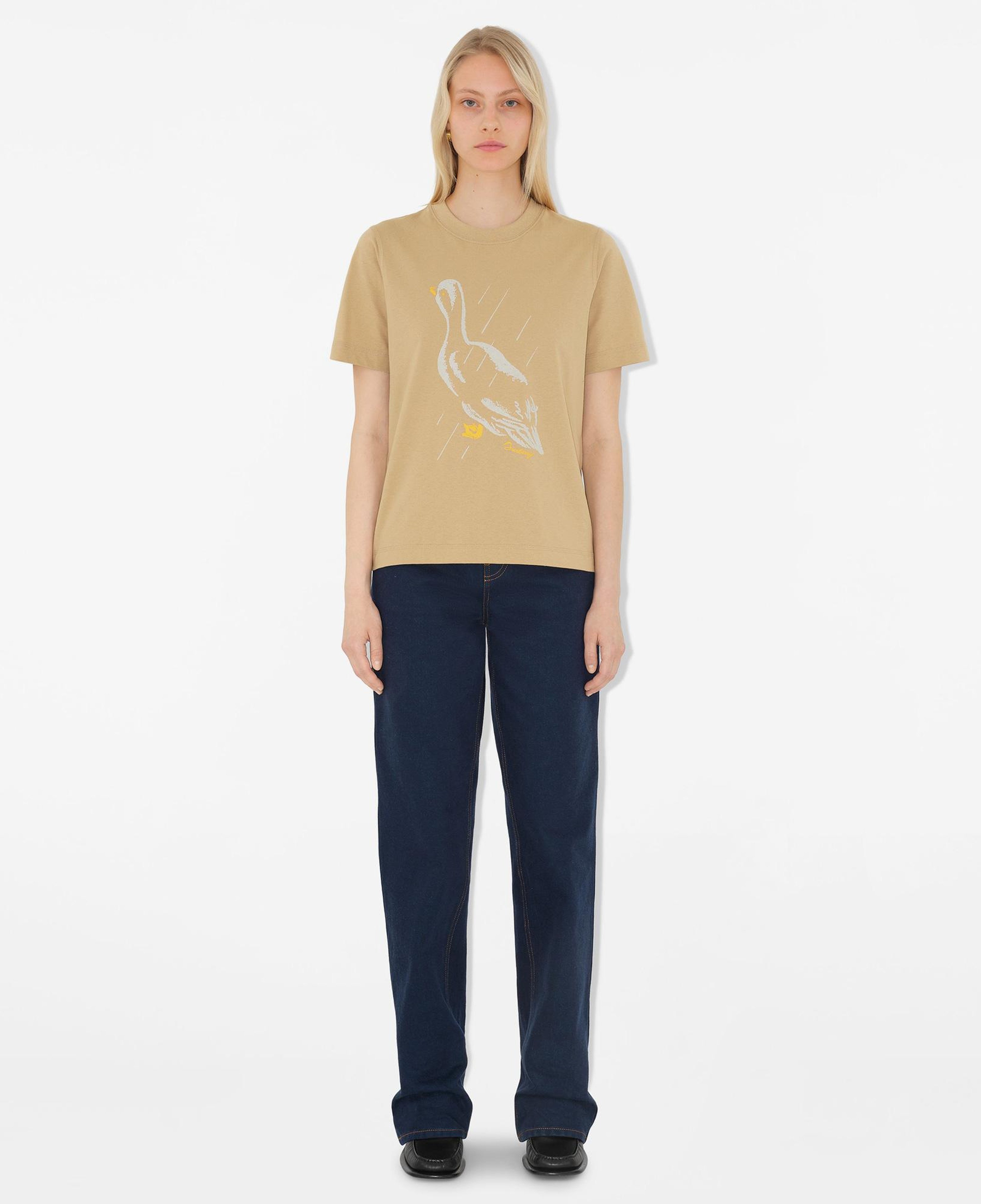 Burberry Kadın Sarı T-Shirt