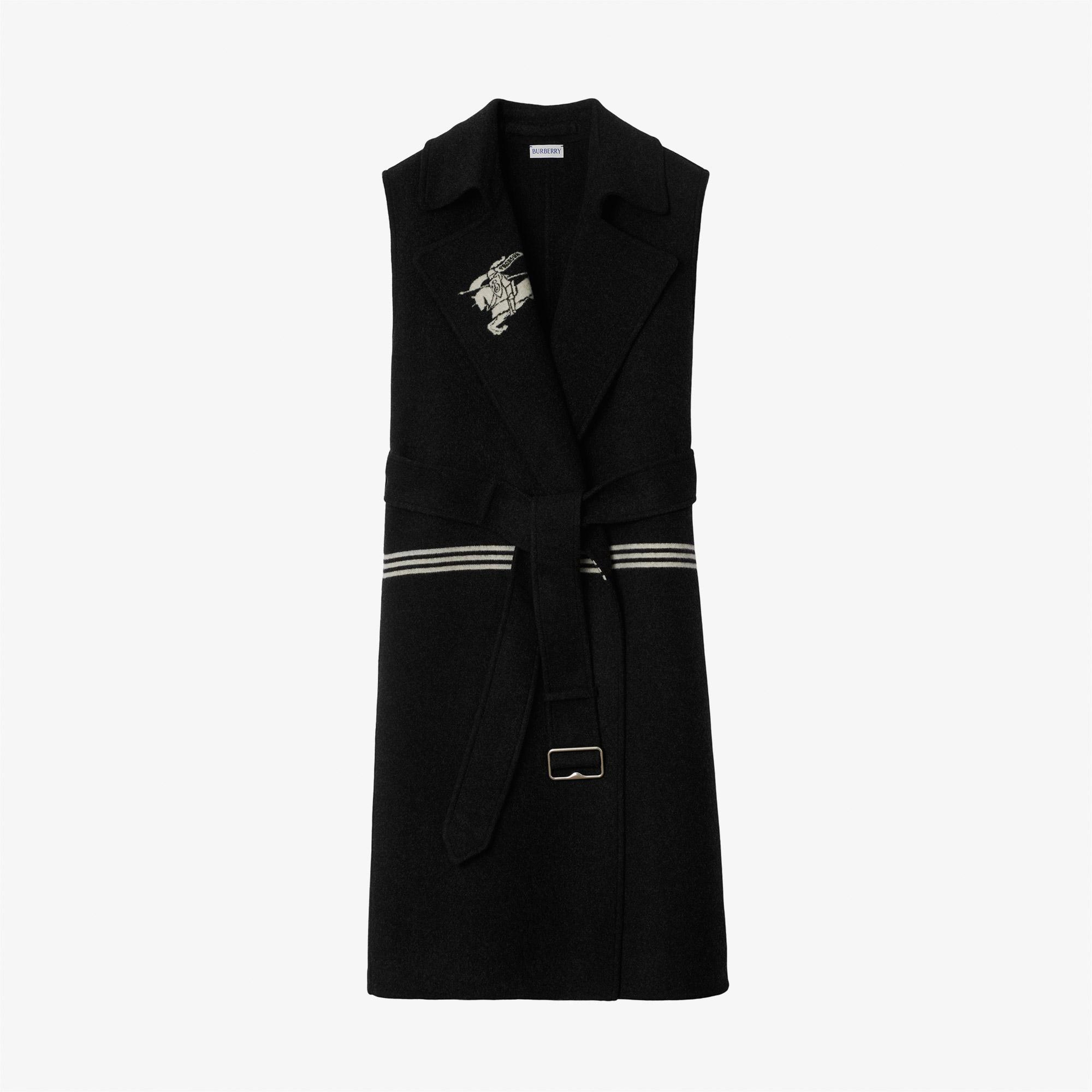 Burberry Kadın Mavi Yün Mont