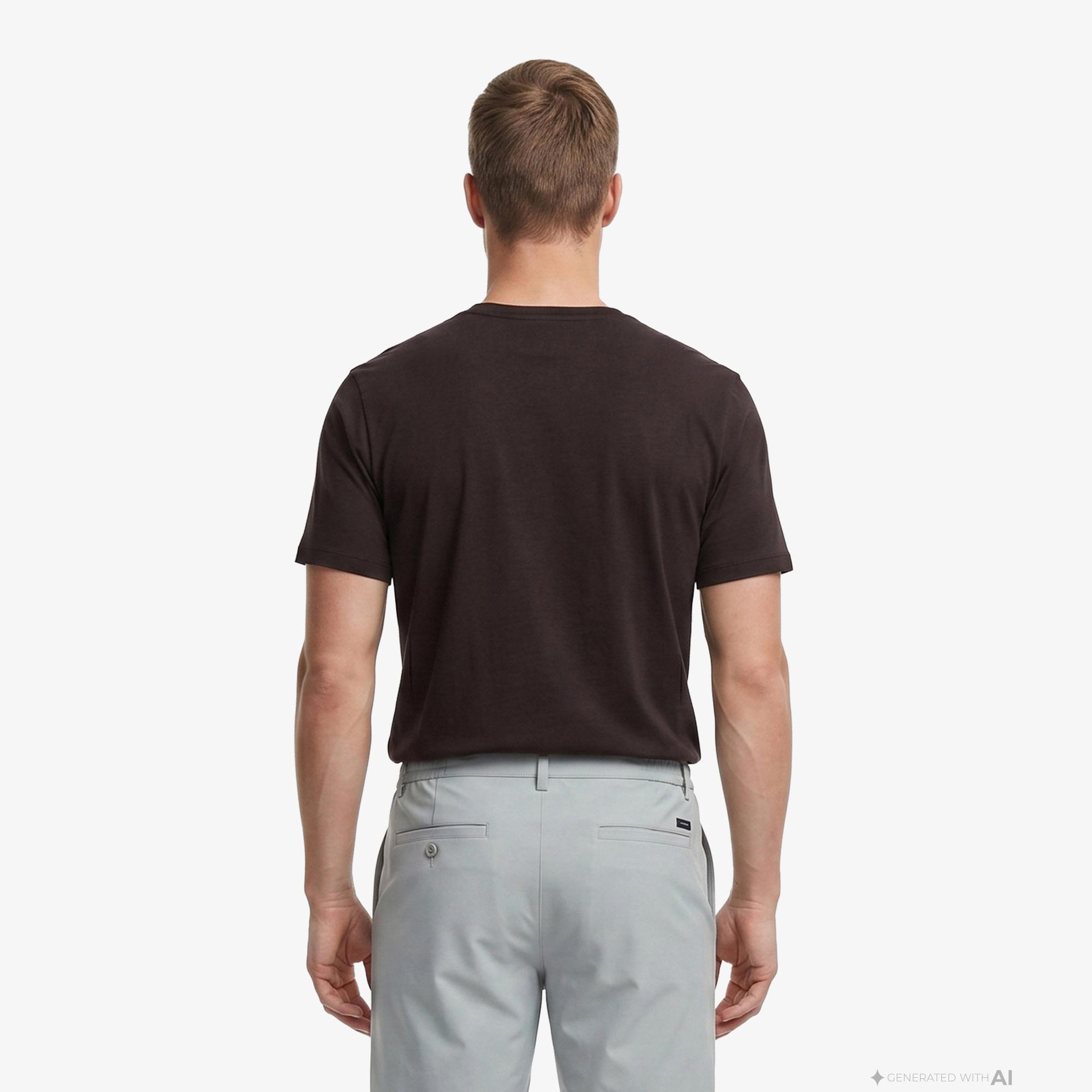 Nautica Erkek Kahverengi Regular Fit T-Shirt