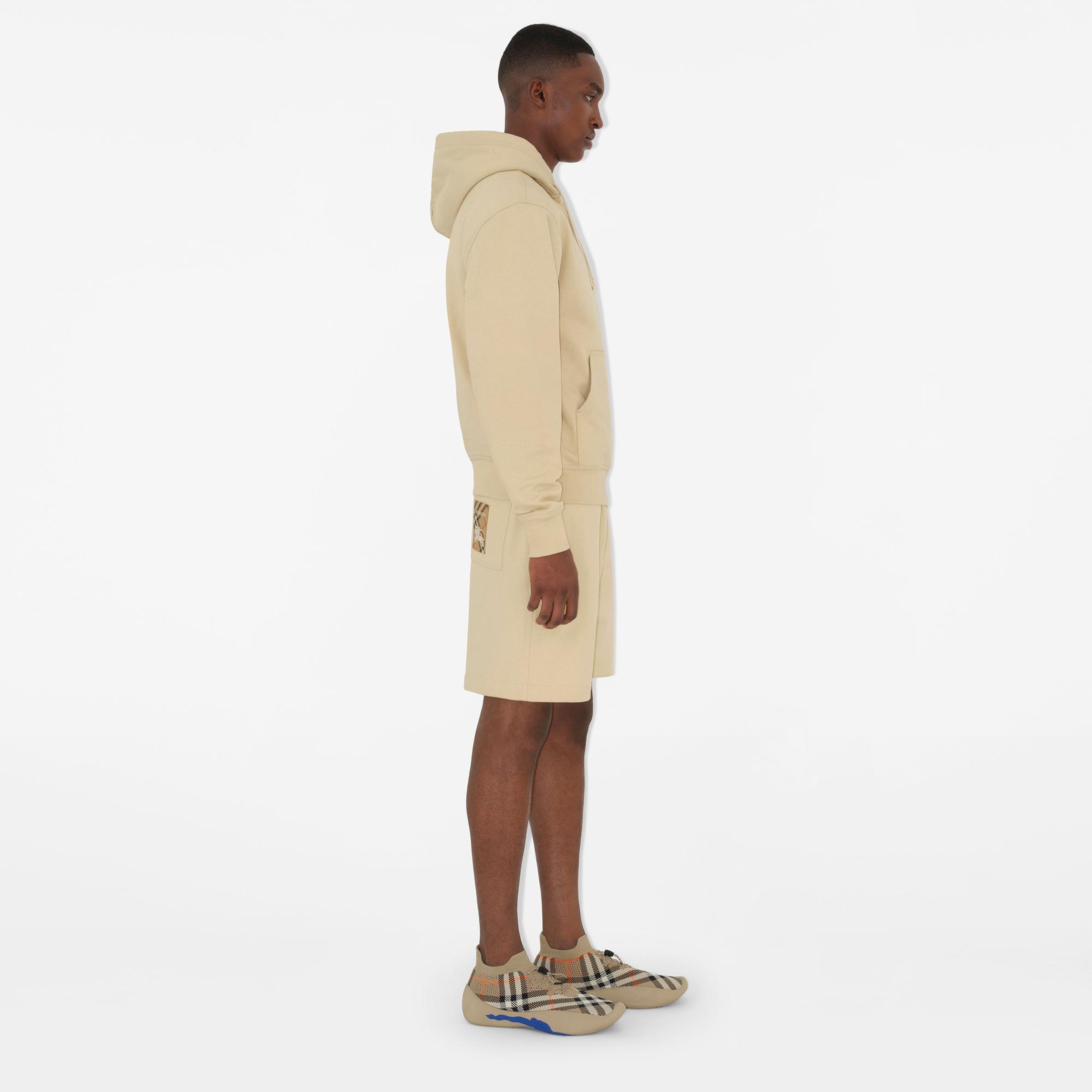 Burberry For Label Cotton Erkek Krem Şort