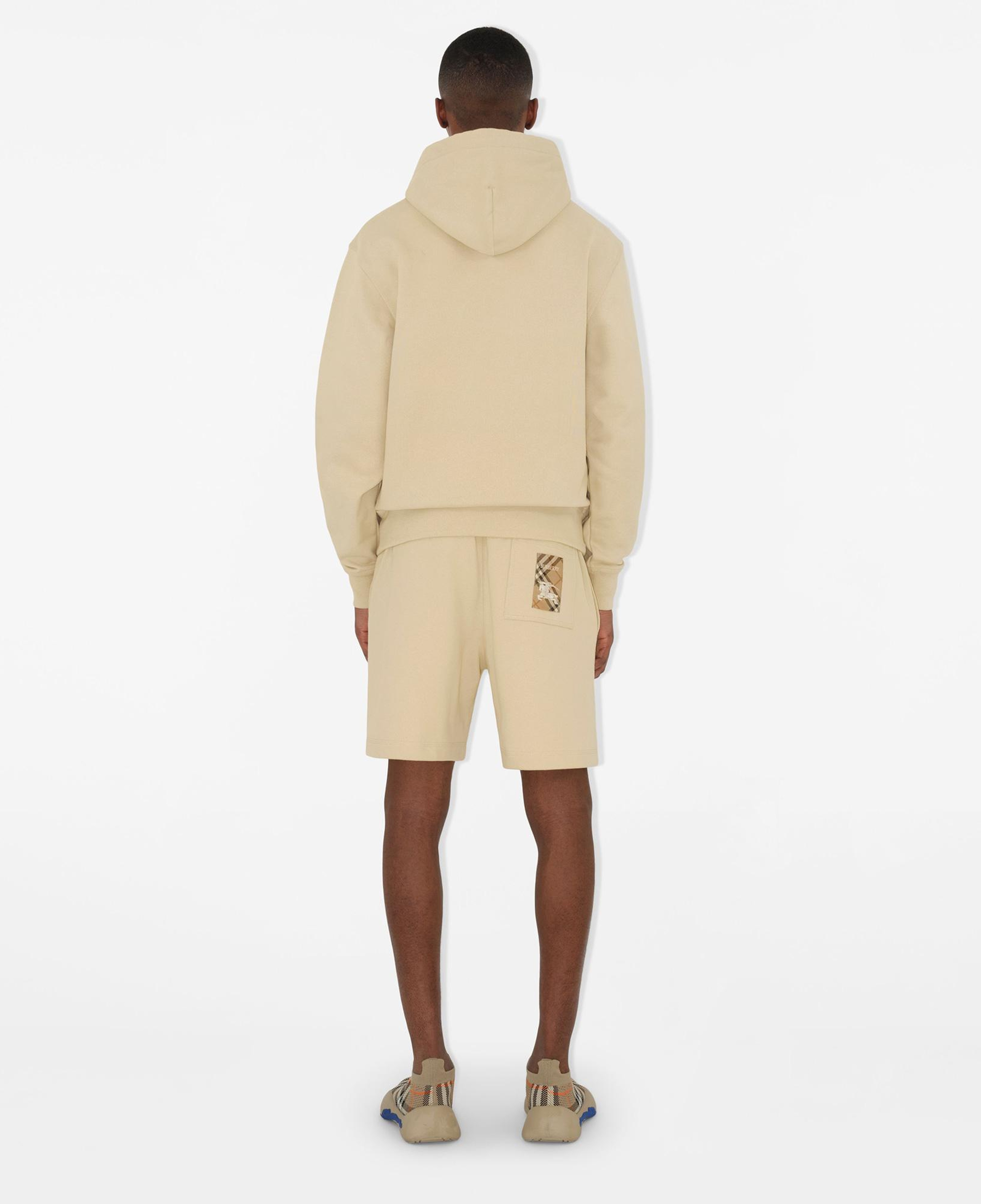 Burberry For Label Cotton Erkek Krem Şort