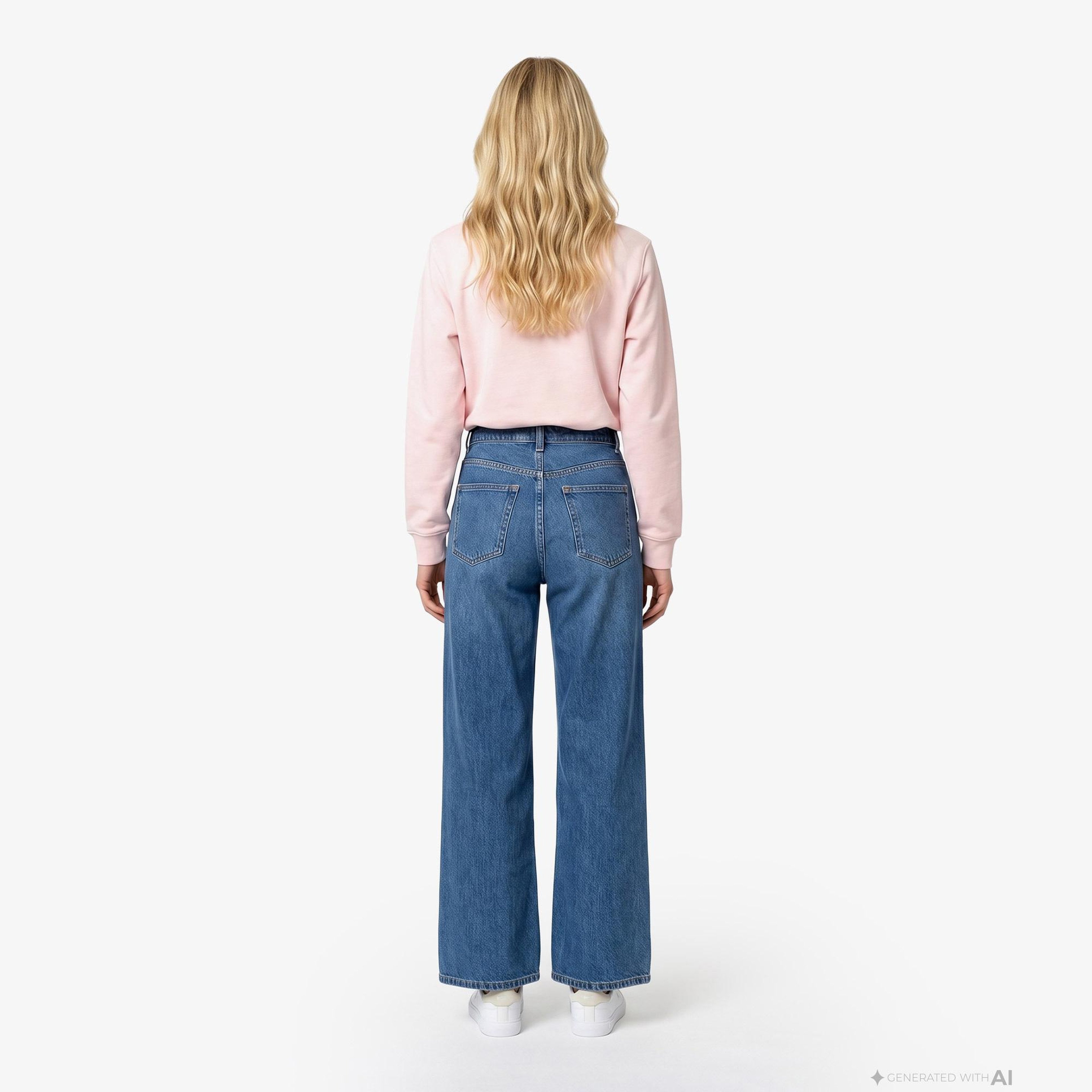 Lacoste Kadın Mavi Jean
