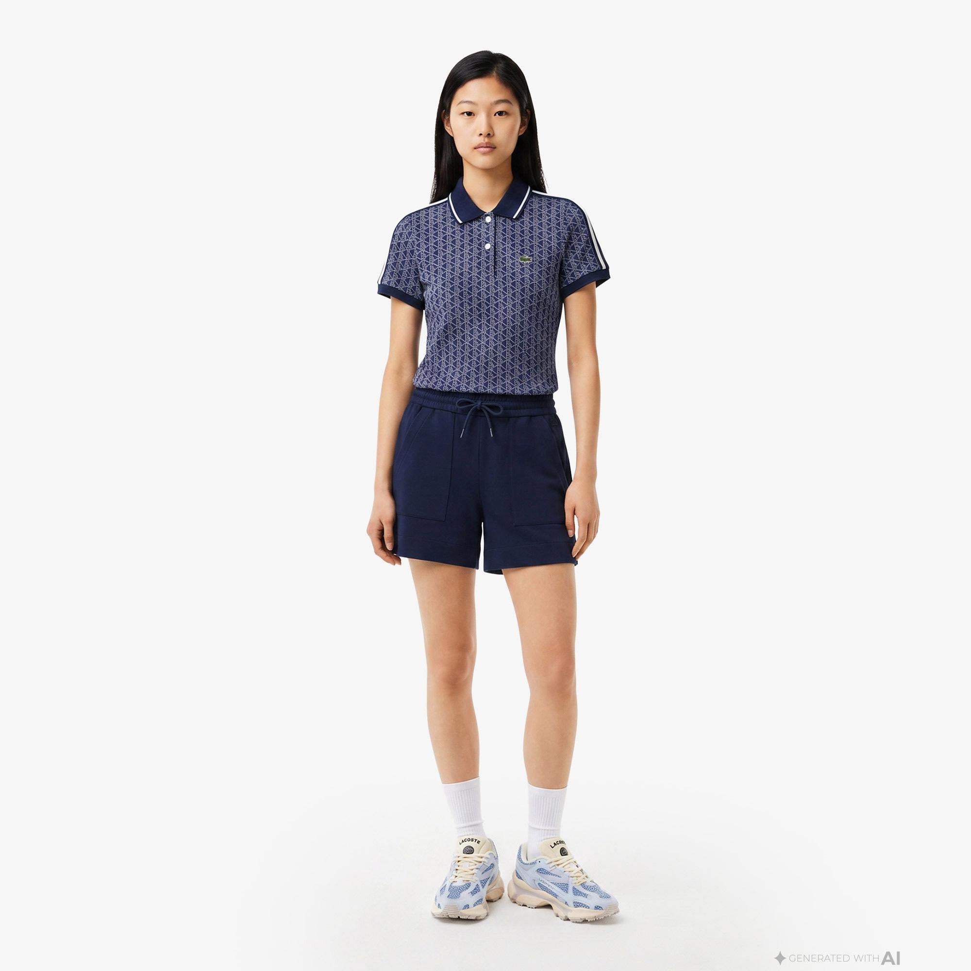 Lacoste Kadın Lacivert Polo