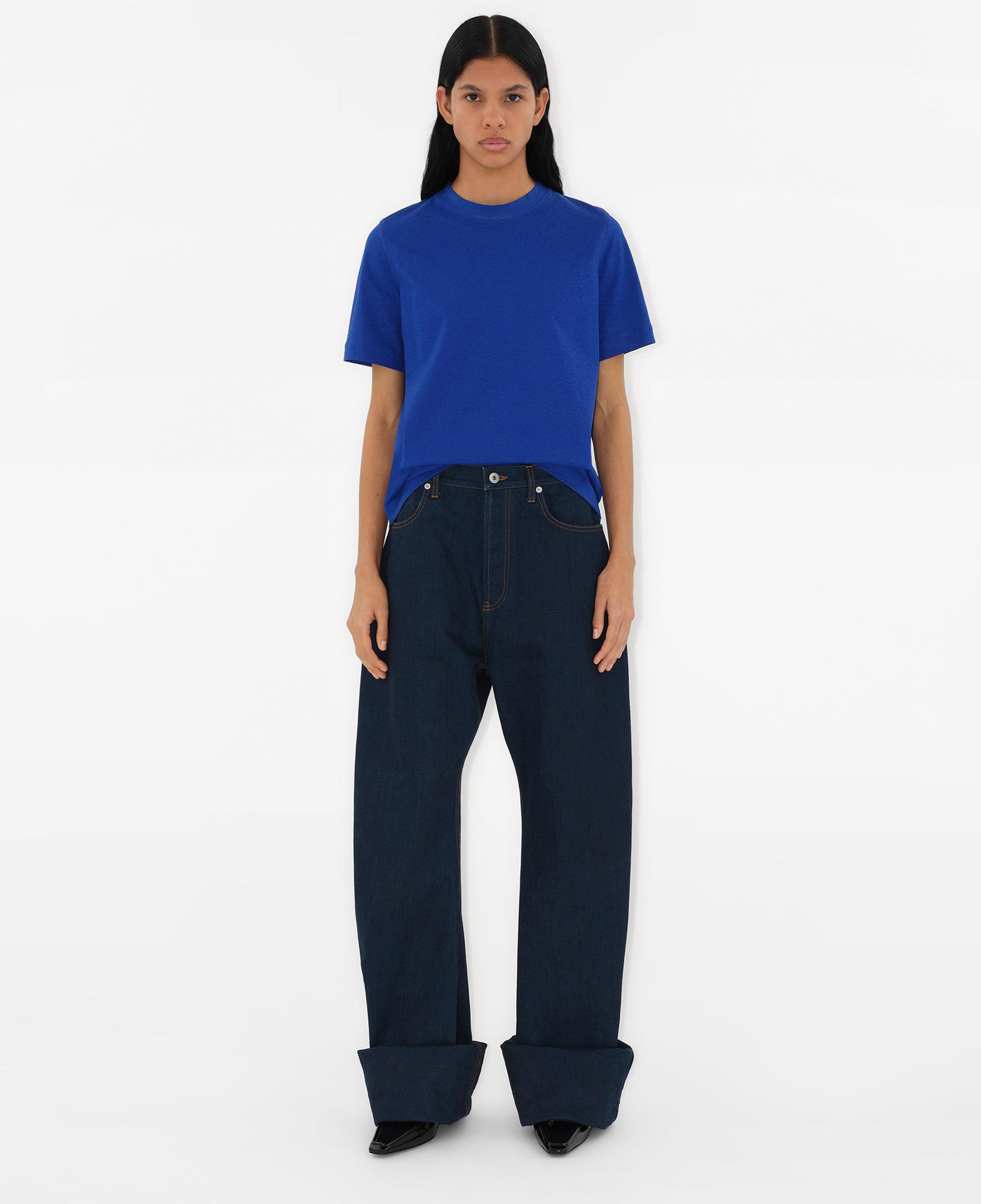 Burberry Kadın Mavi T-Shirt