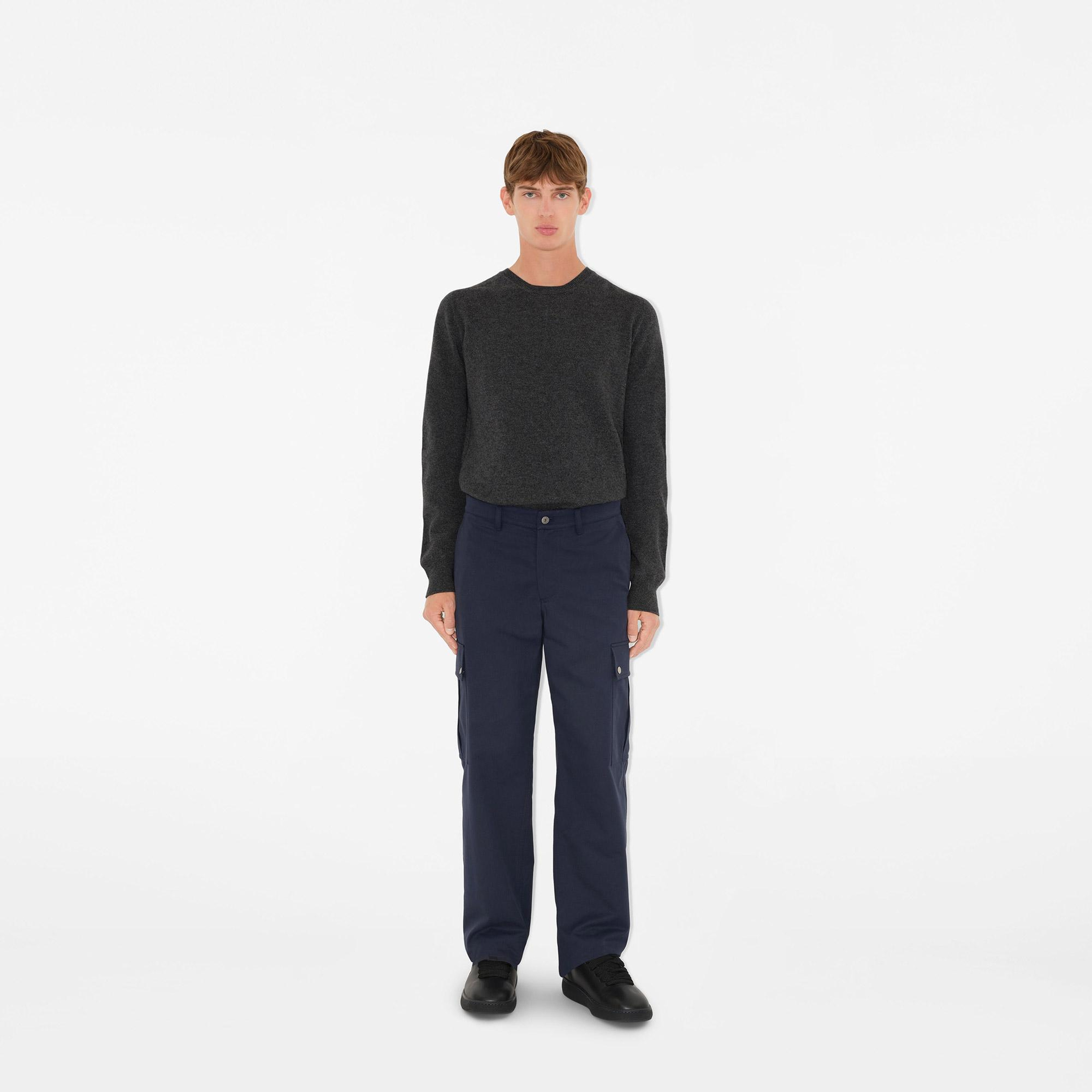 Burberry Erkek Gri Pantolon