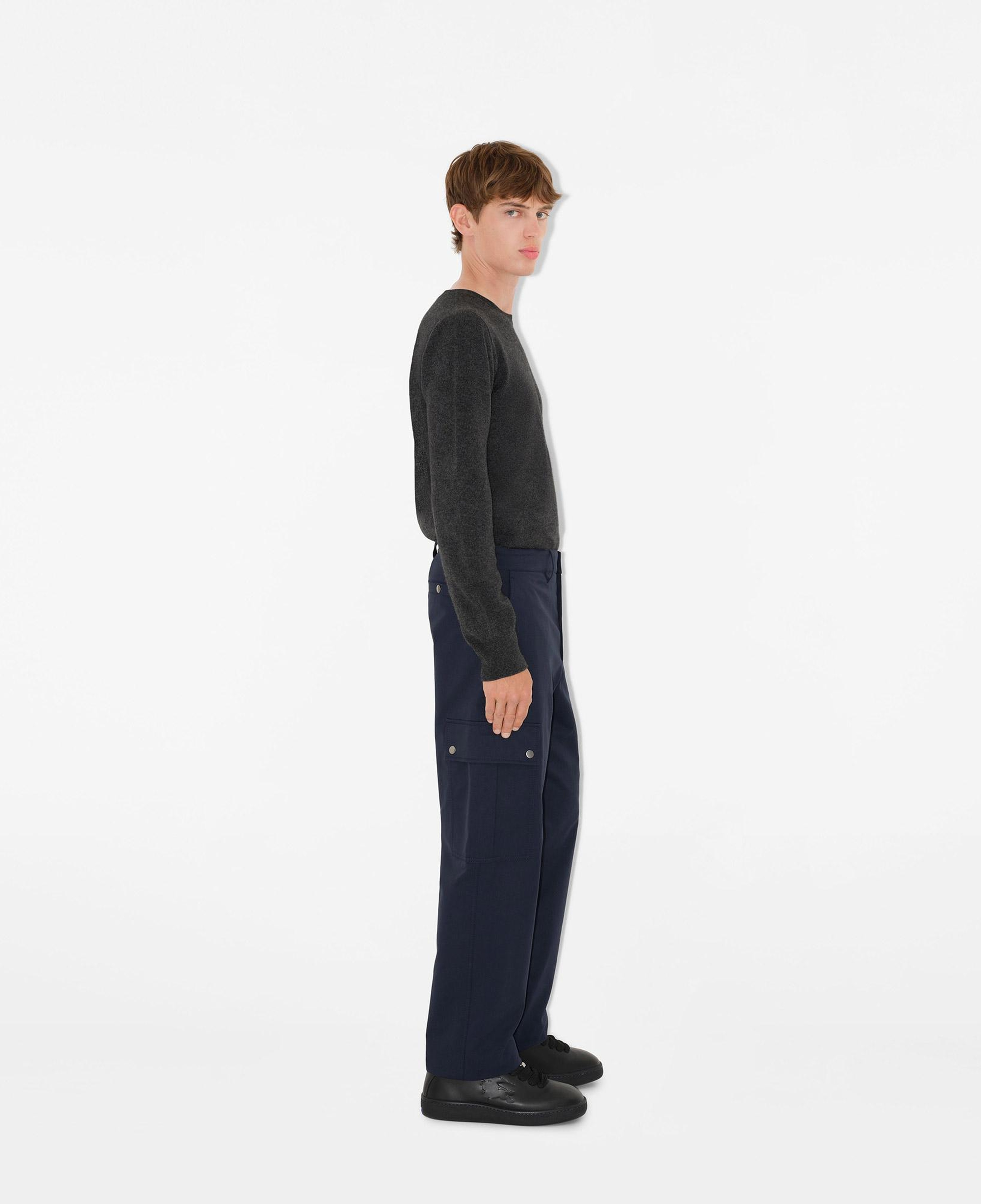 Burberry Erkek Gri Pantolon