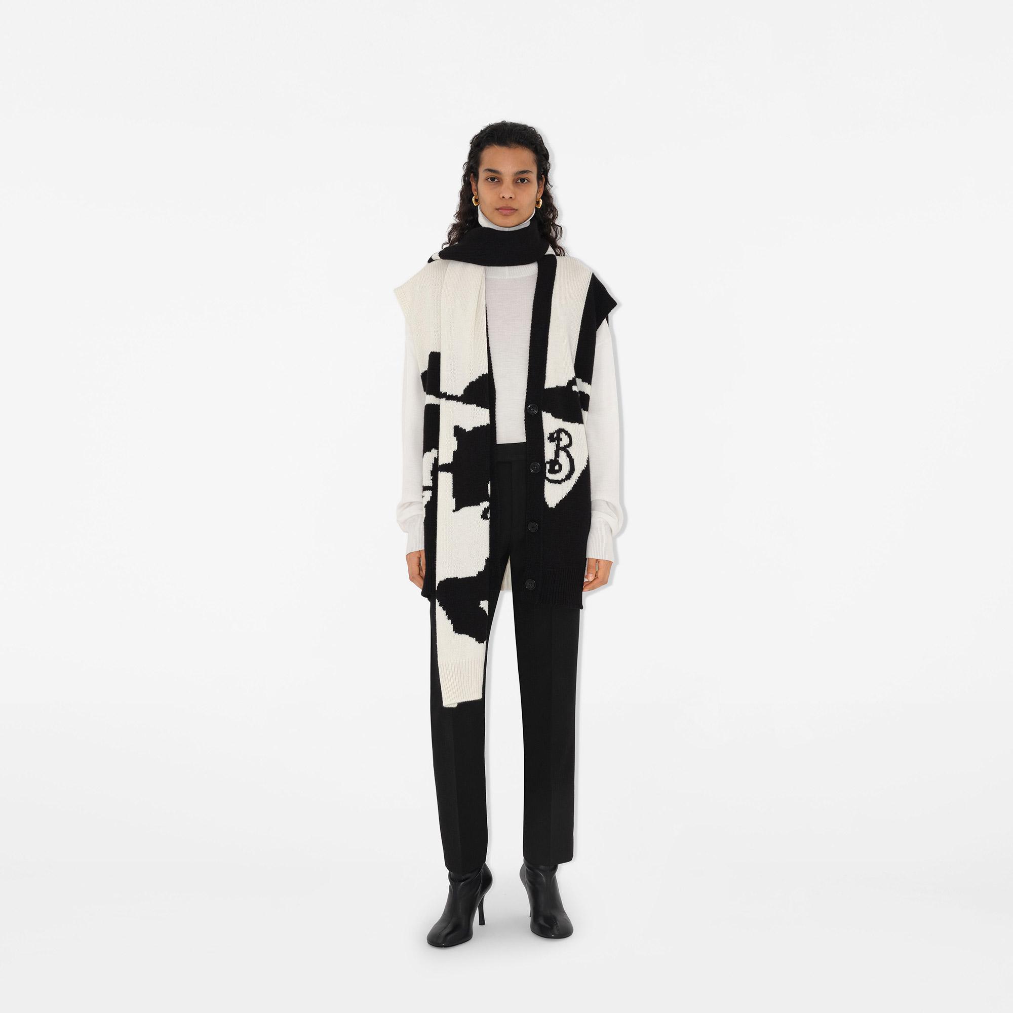 Burberry Kadın Siyah Panço