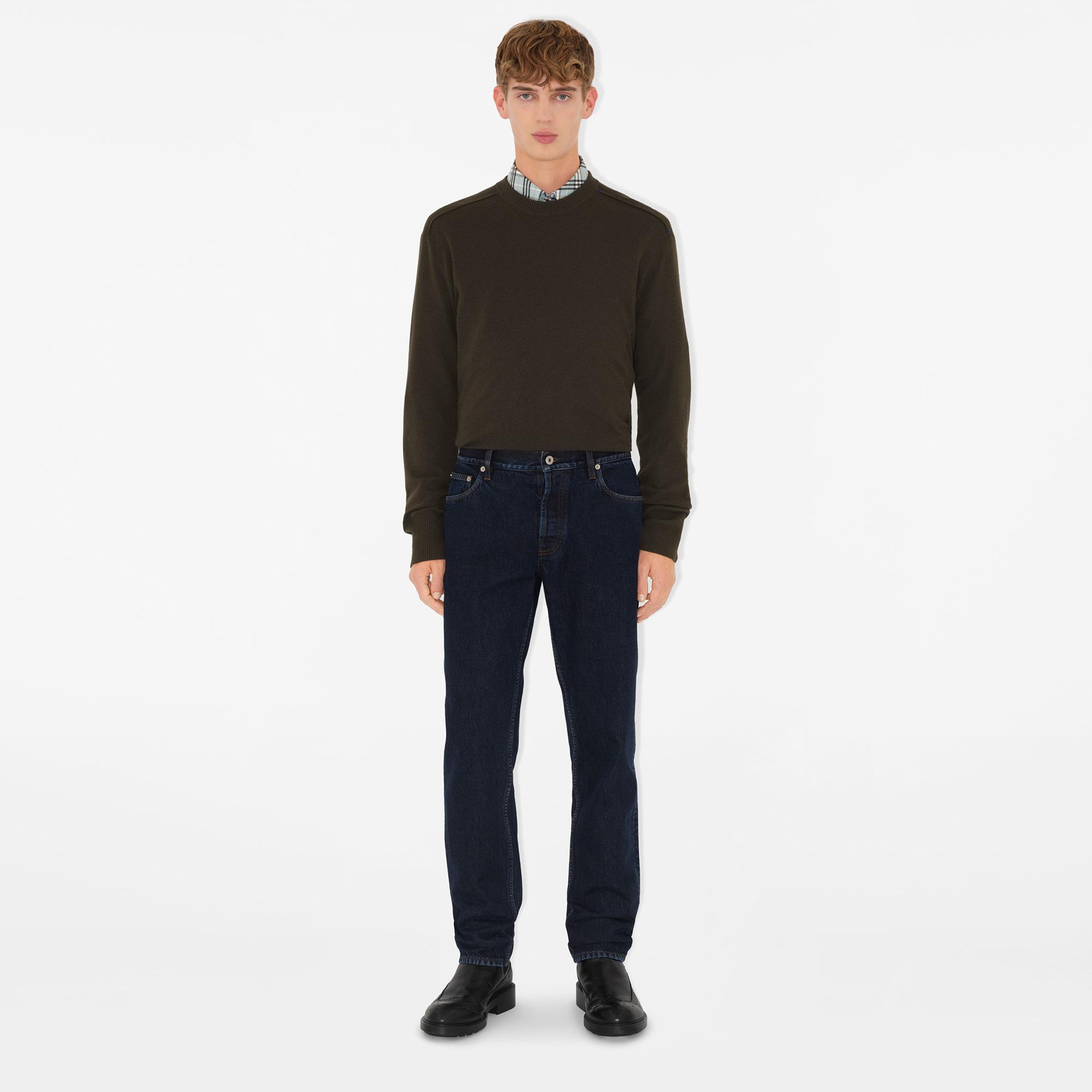 Burberry Erkek Mavi Pantolon