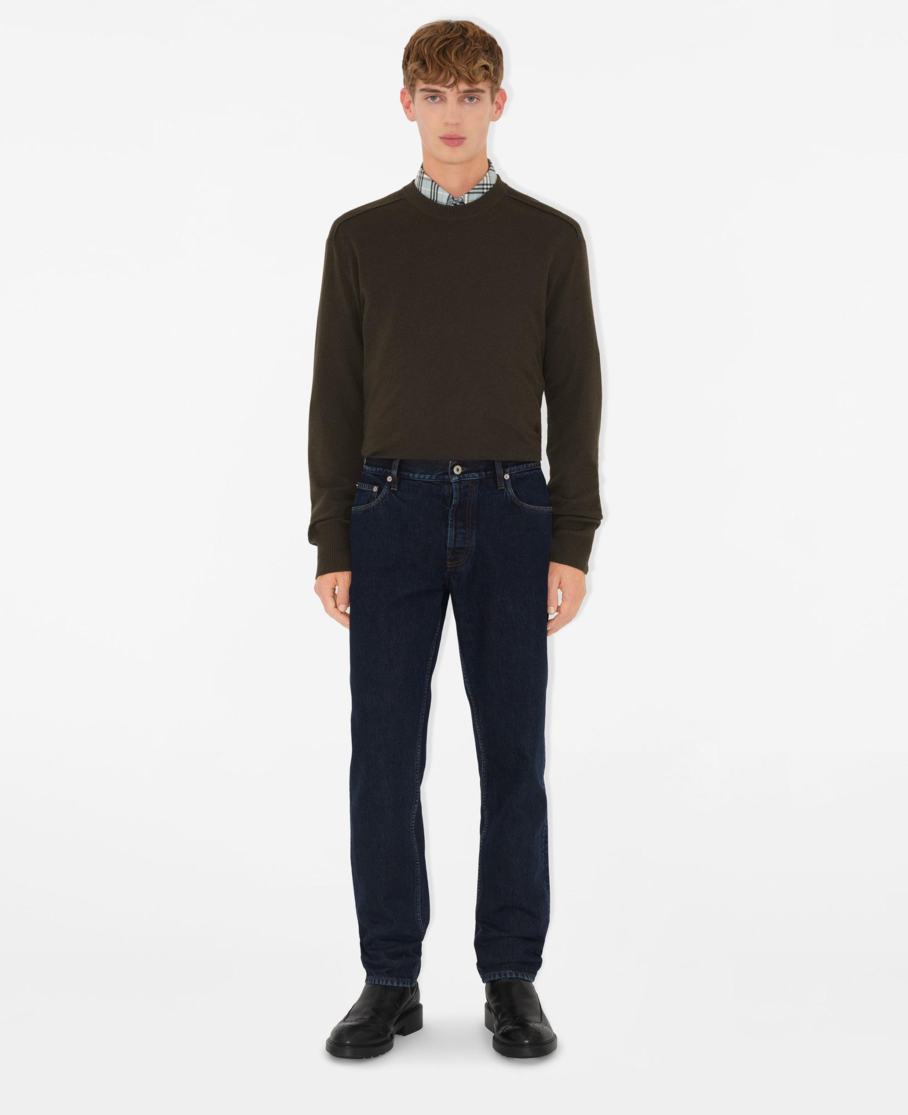 Burberry Erkek Mavi Pantolon