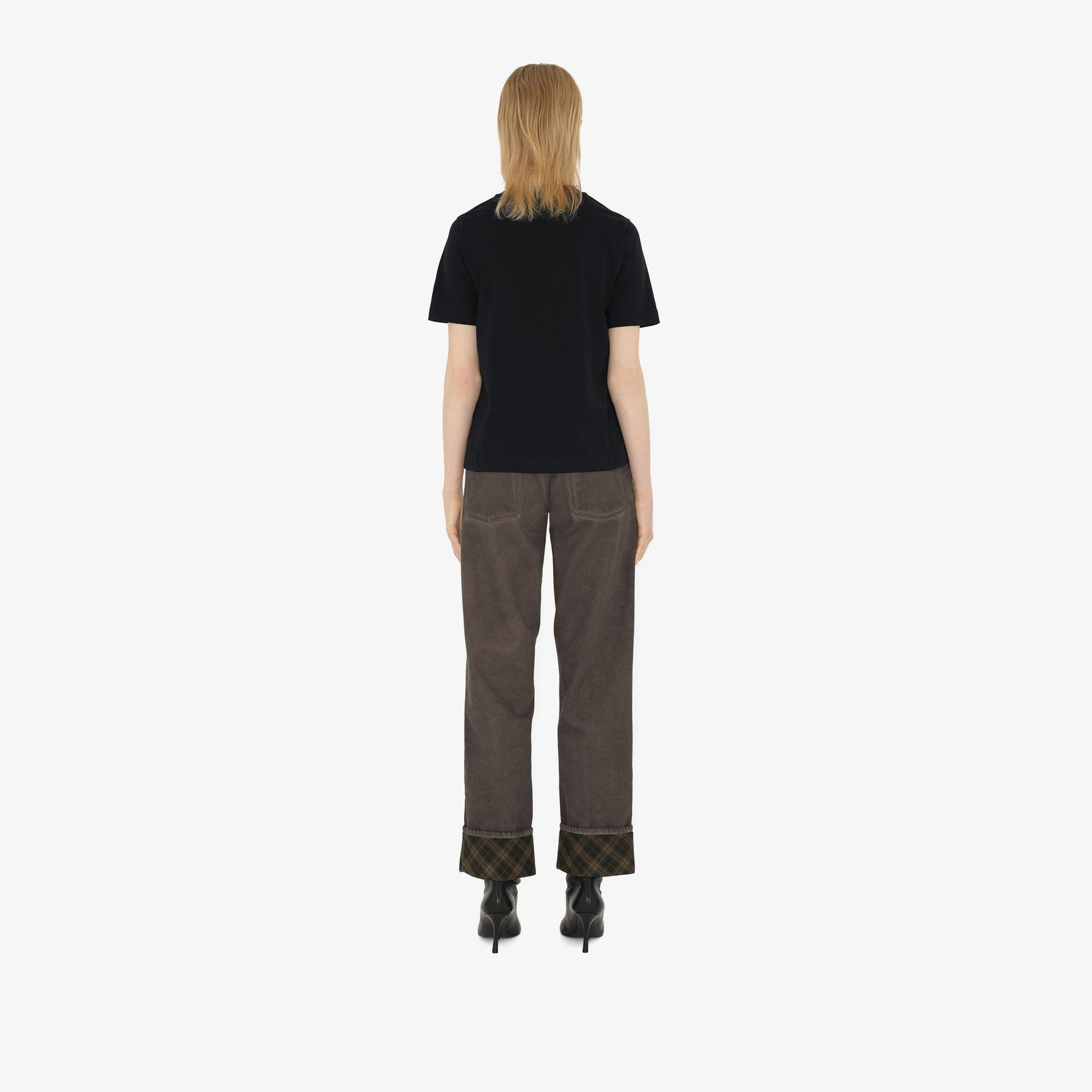 Burberry Kadın Siyah T-Shirt