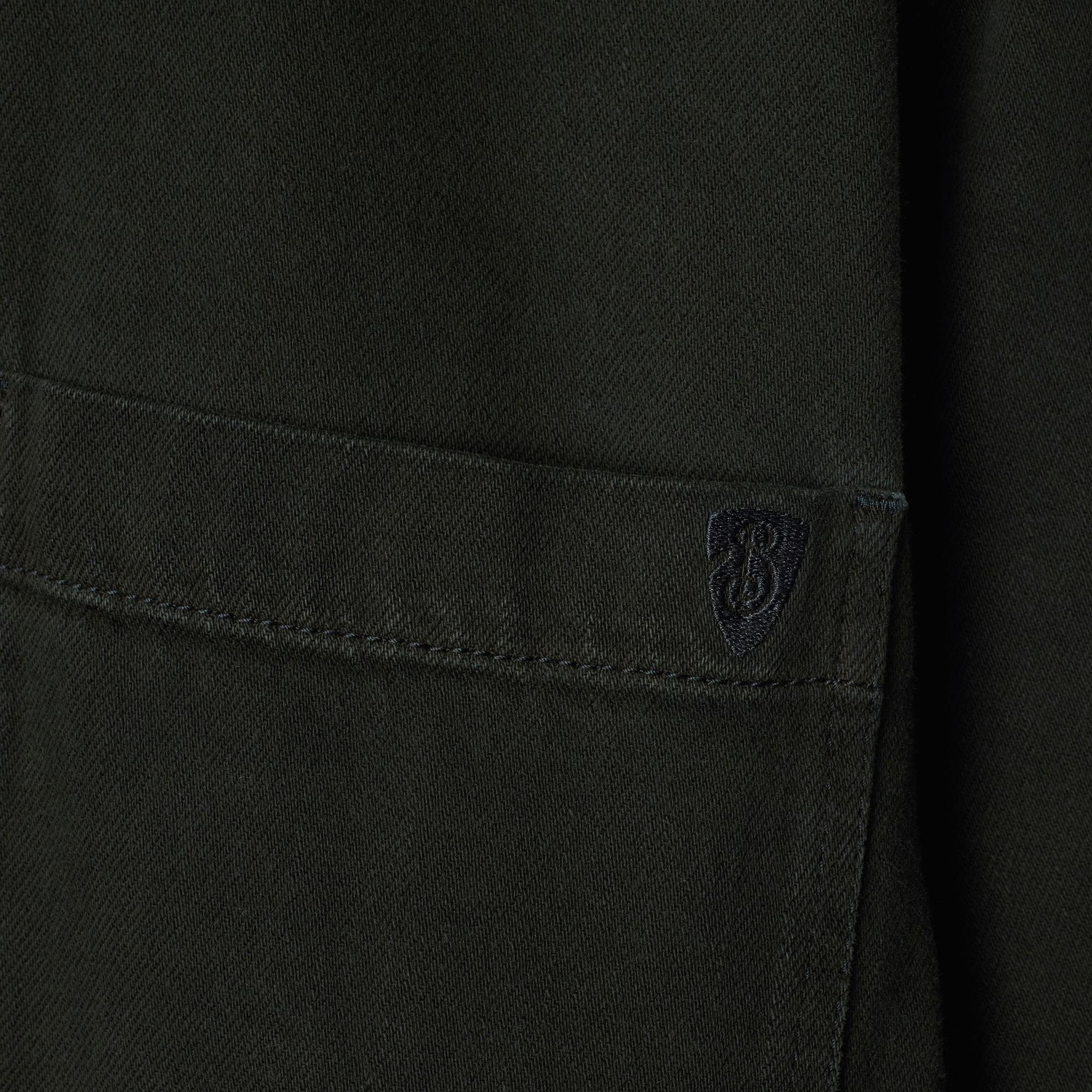 Burberry Pro Relaxed Fit Denim Erkek Siyah Gömlek