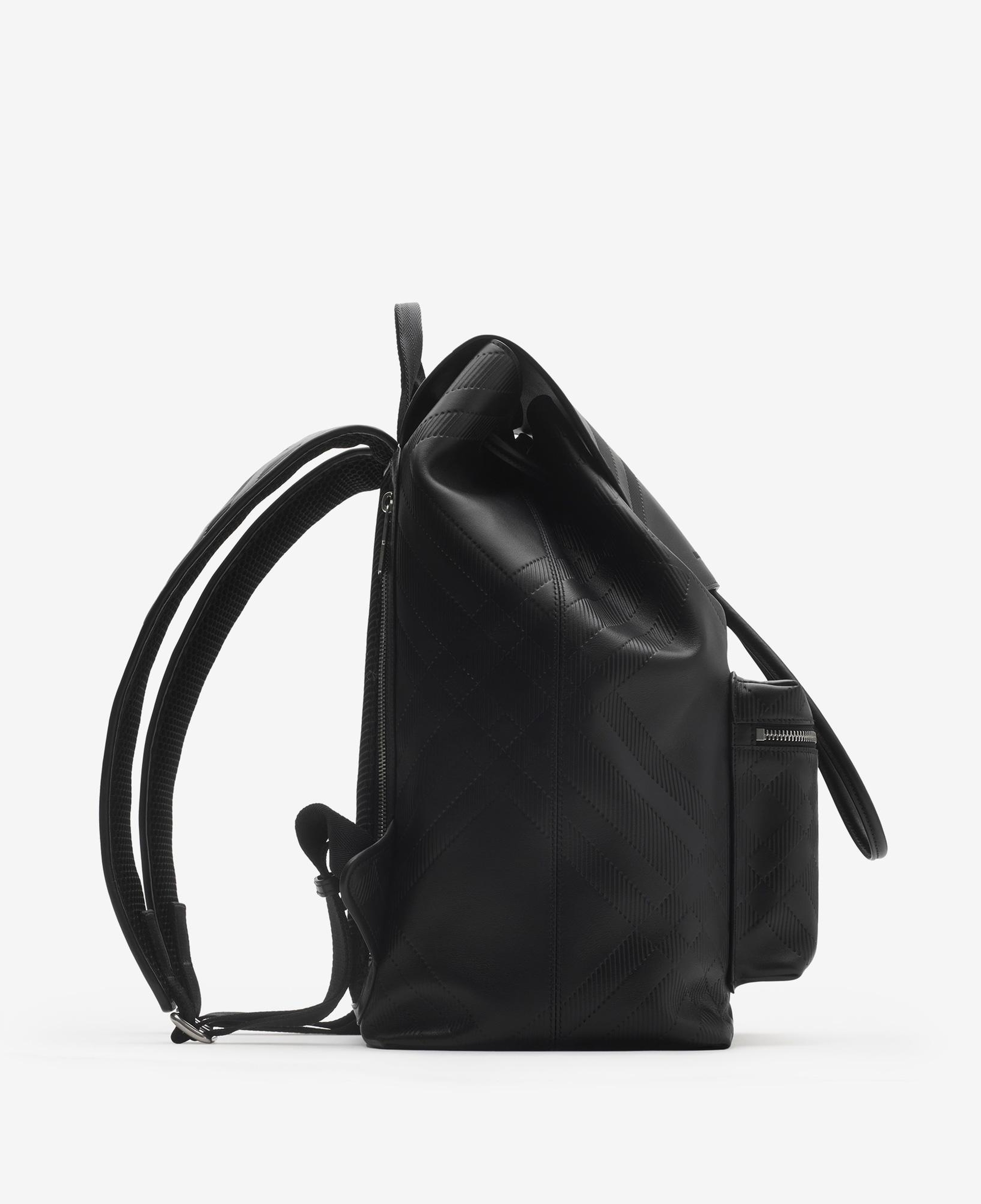 Burberry E5L Embossed Erkek Siyah Sırt Çantası