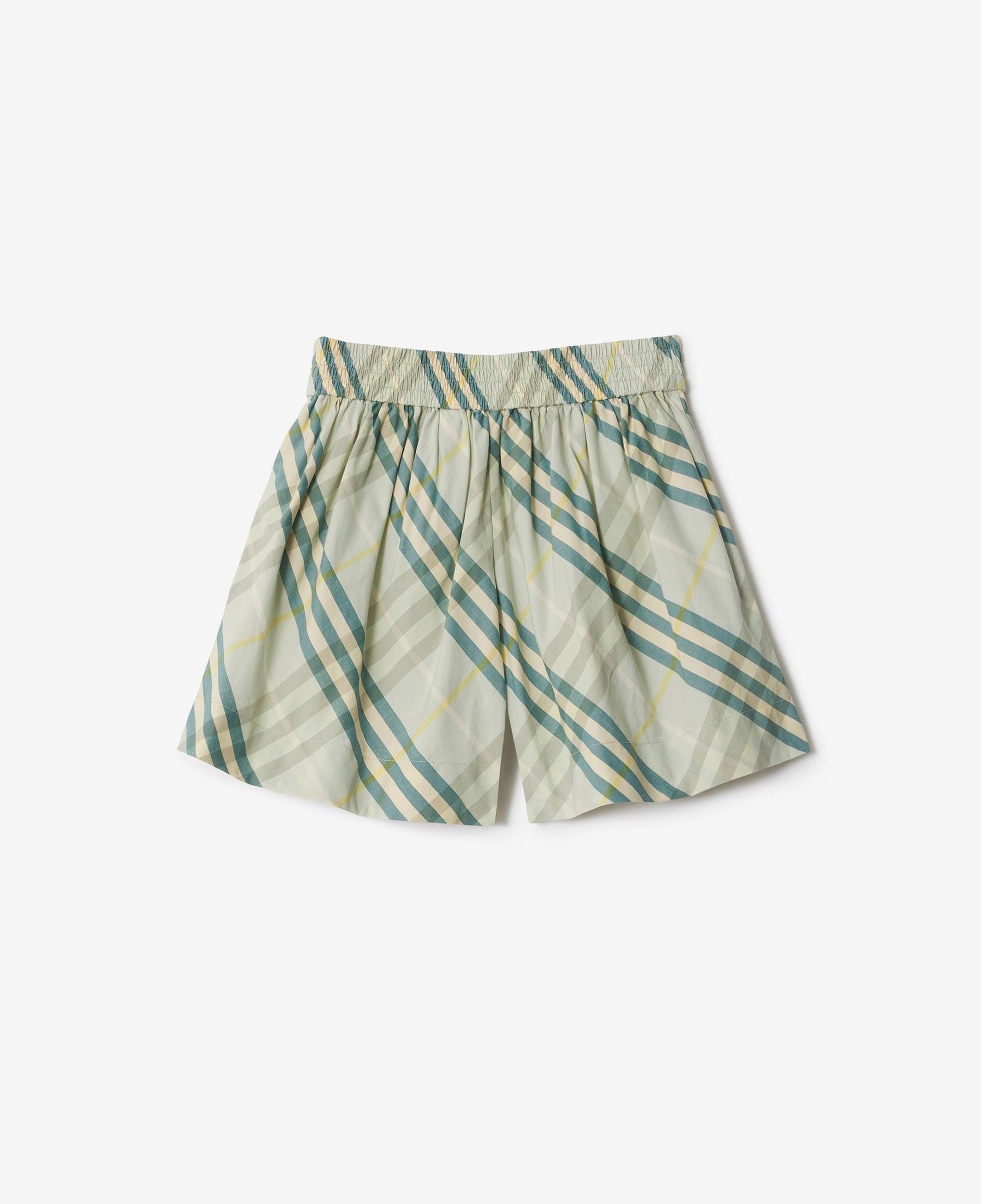 Burberry Marcy Cotton Çocuk Krem Şort