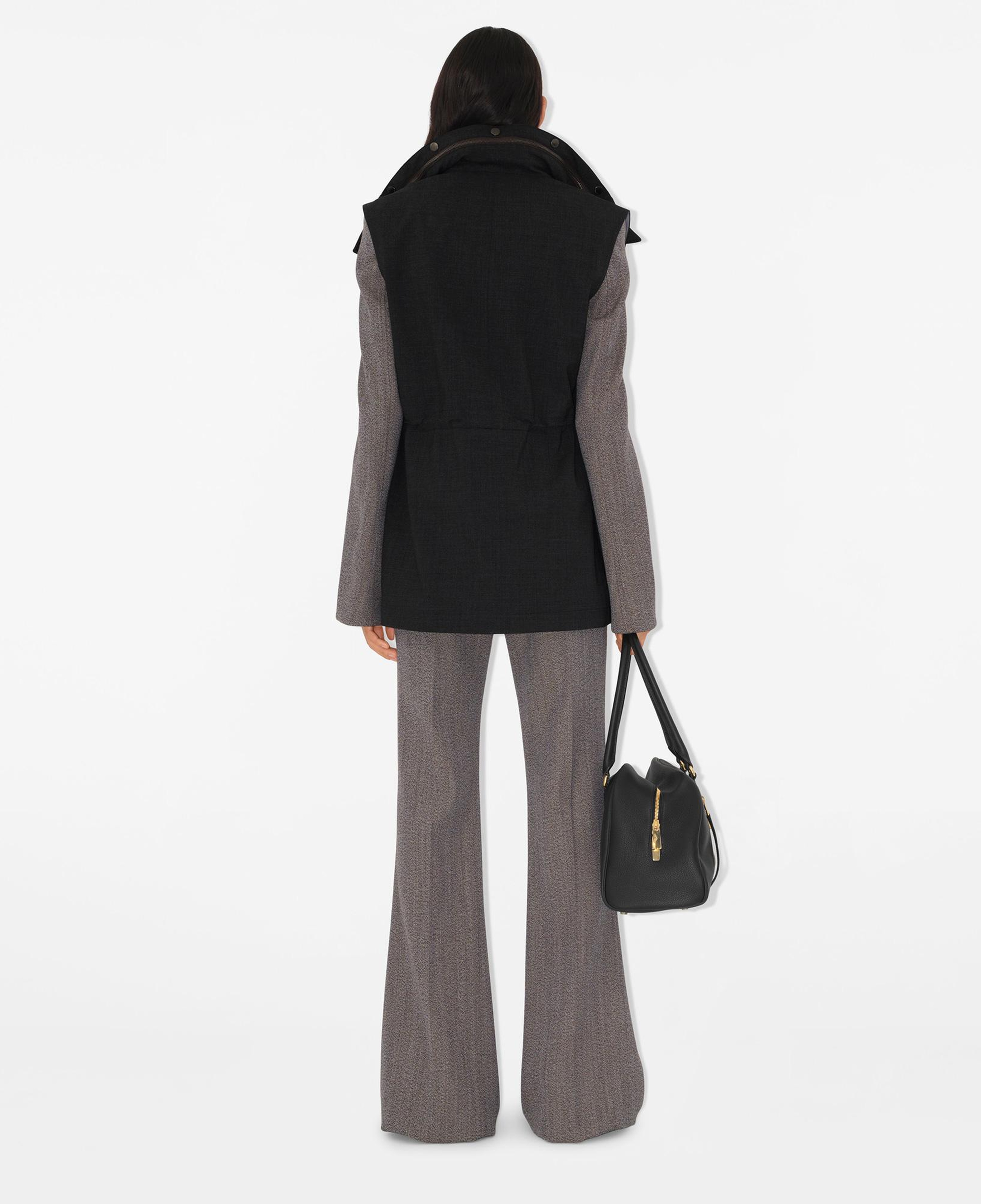 Burberry Tec Bonded Wool Gilet Kadın Gri Yelek