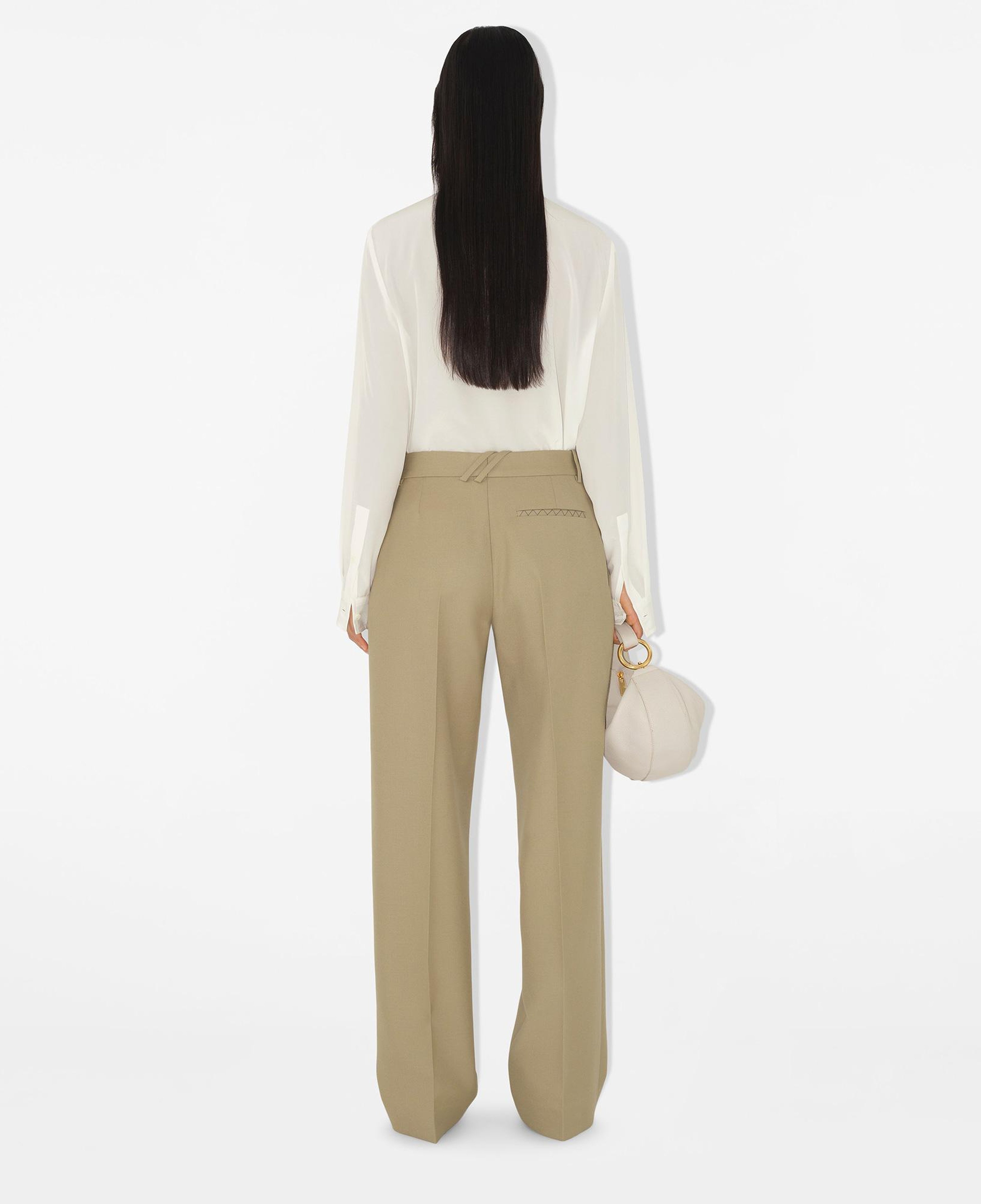 Burberry Ros Silk Blouse Kadın Beyaz Gömlek