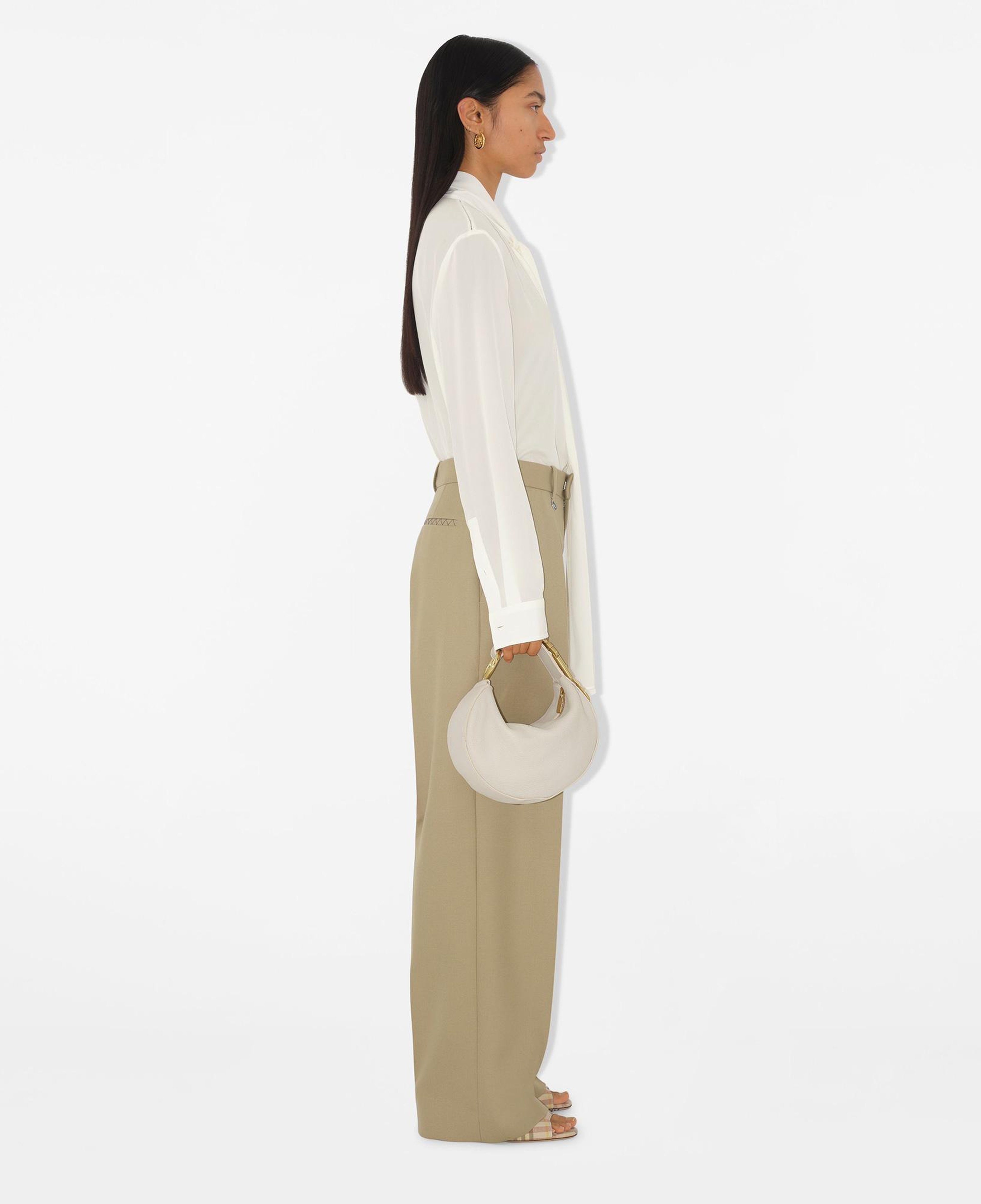 Burberry Ros Silk Blouse Kadın Beyaz Gömlek