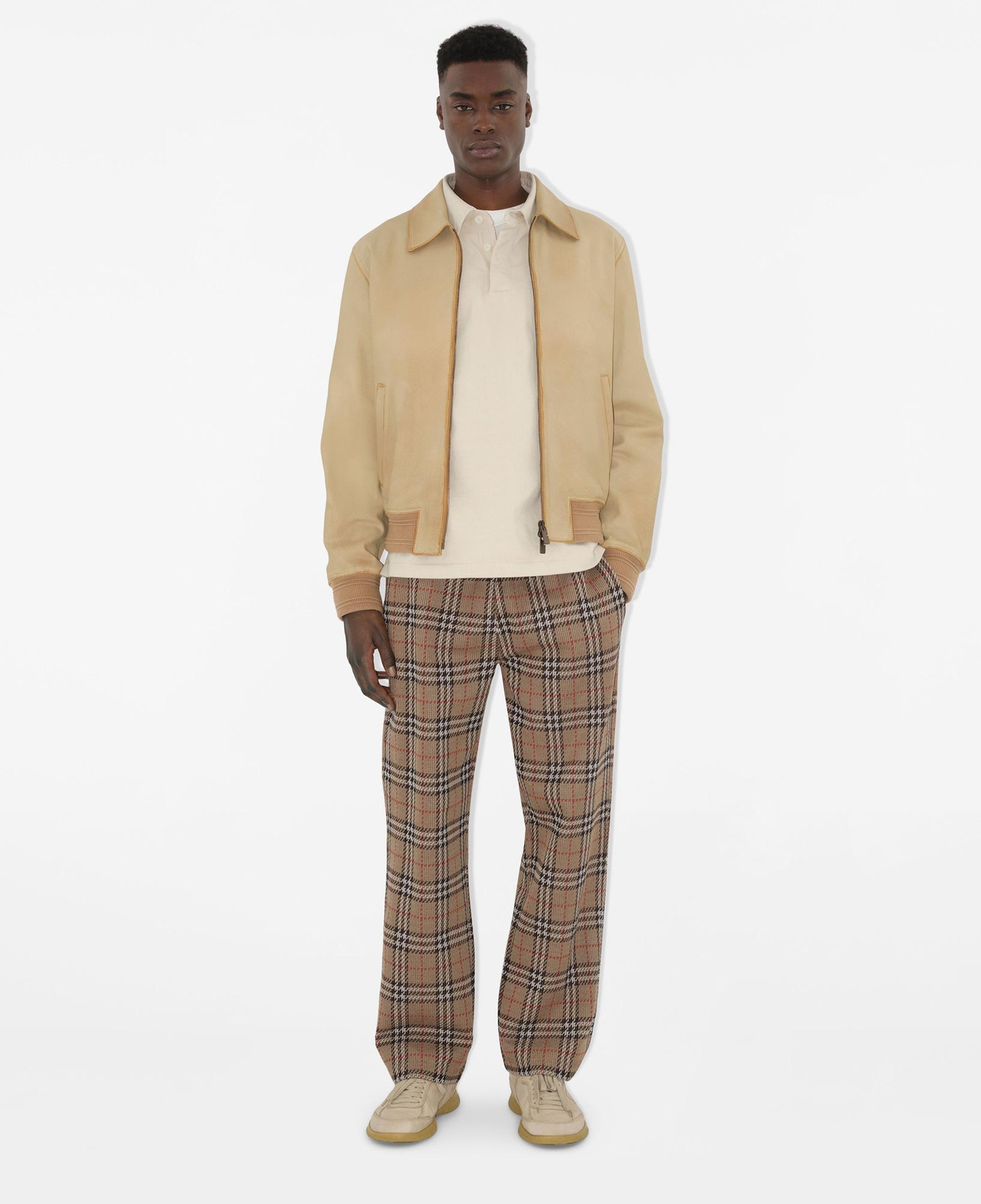 Burberry Sic Cotton Blend Track Erkek Bej Eşofman Altı
