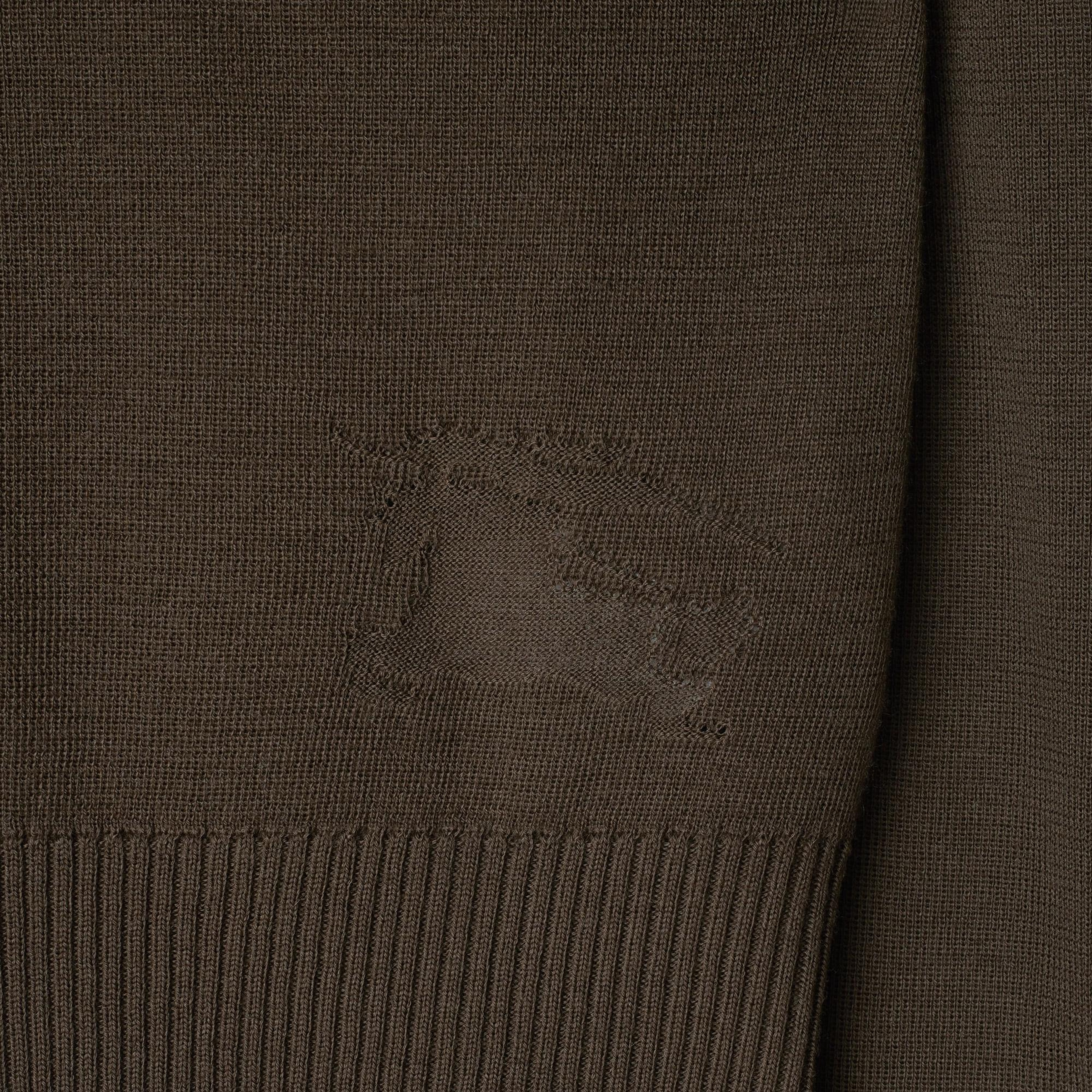 Burberry Kadın Haki Yün Triko