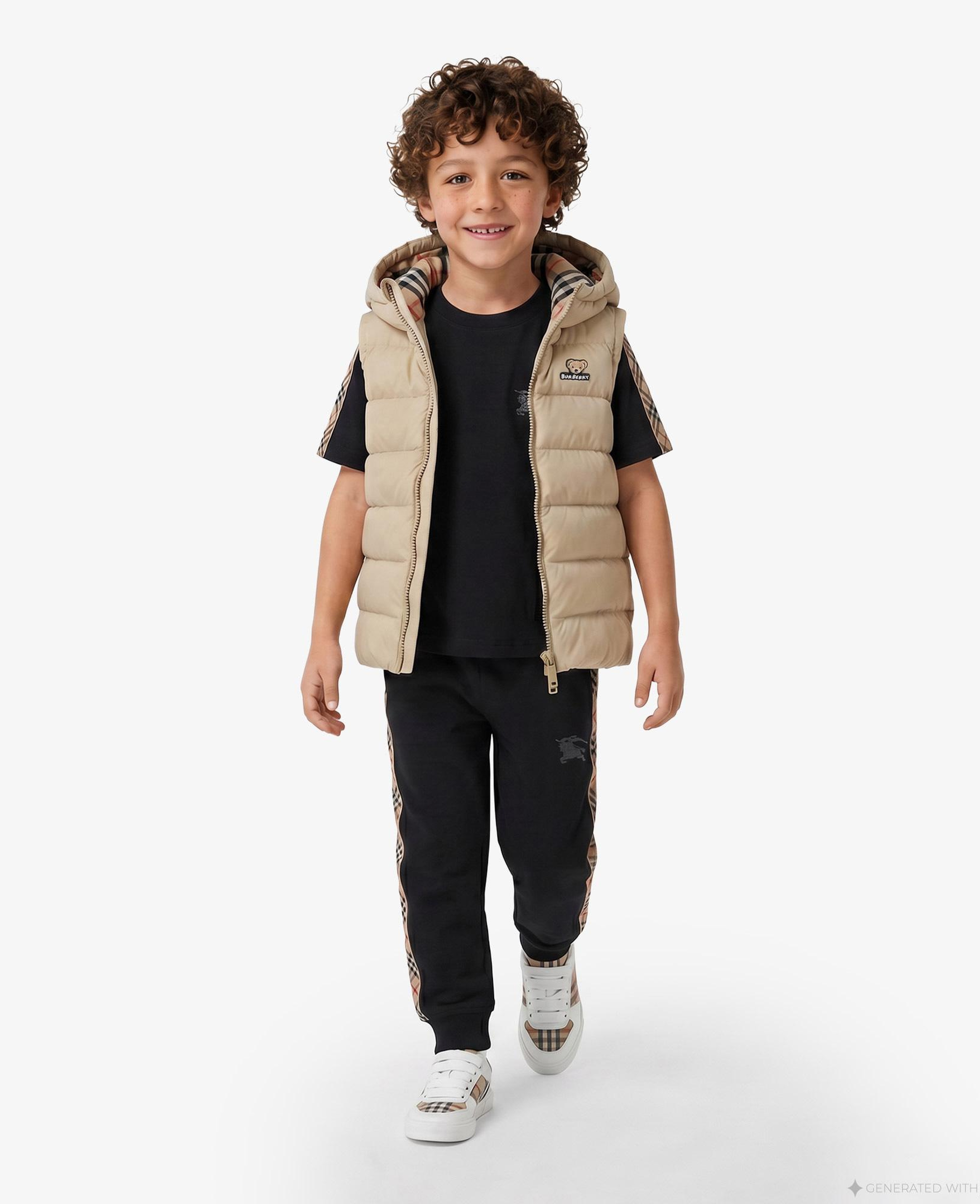 Burberry Çocuk Yeşil Mont