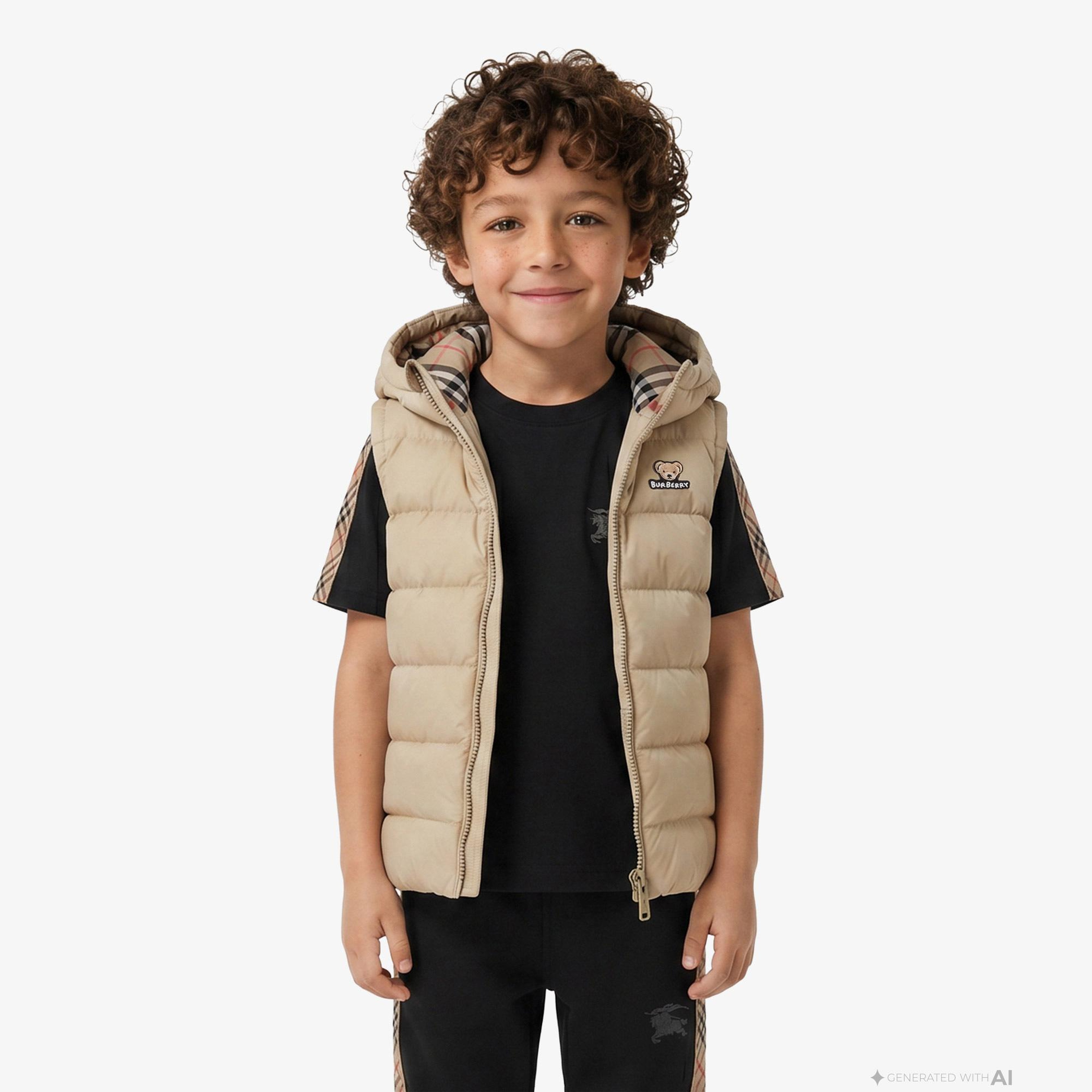 Burberry Çocuk Yeşil Mont