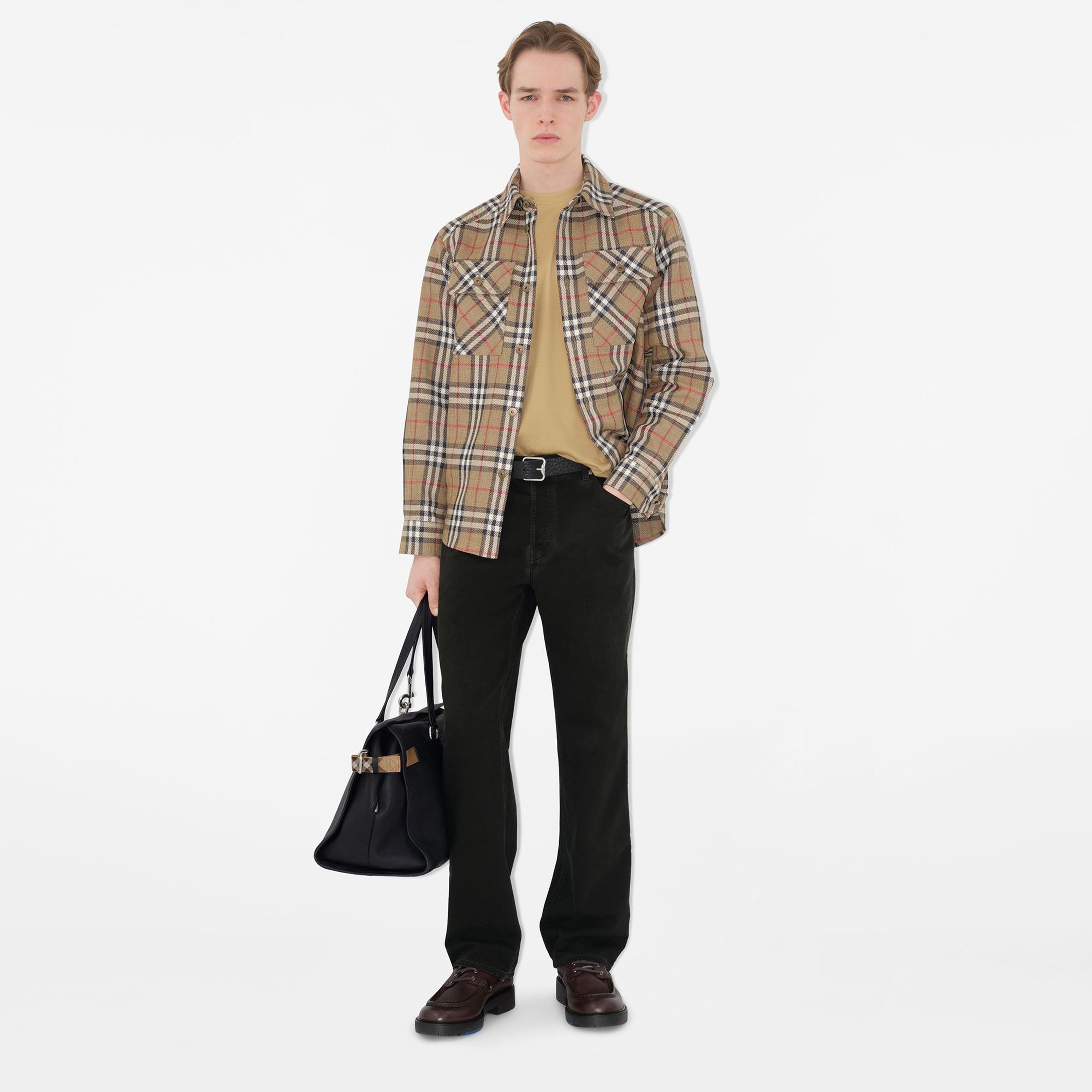 Burberry Erkek Sarı T-Shirt