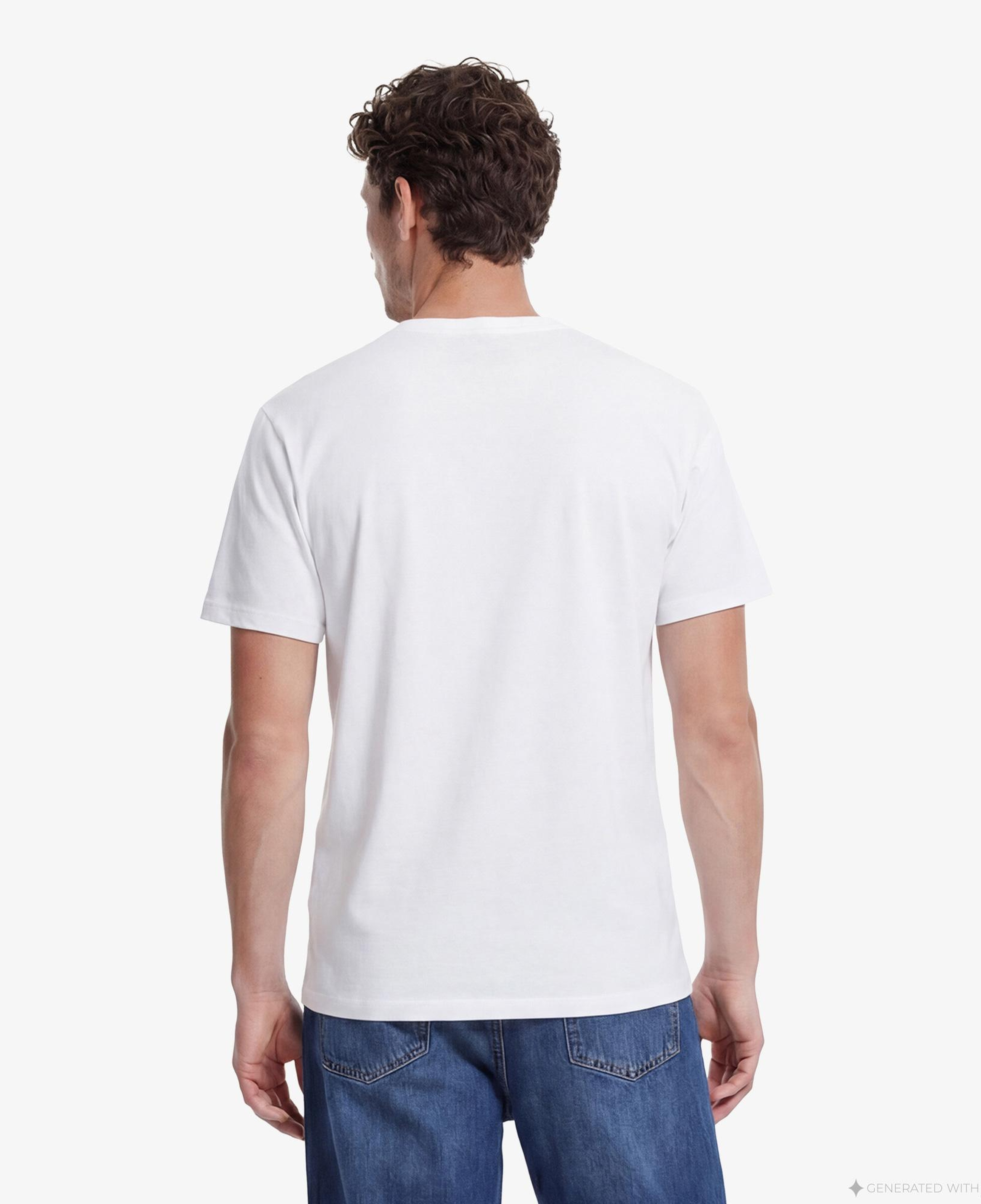 THE KOOPLES ERKEK BİSİKLET YAKA KISA KOLLU BEYAZ T-SHIRT