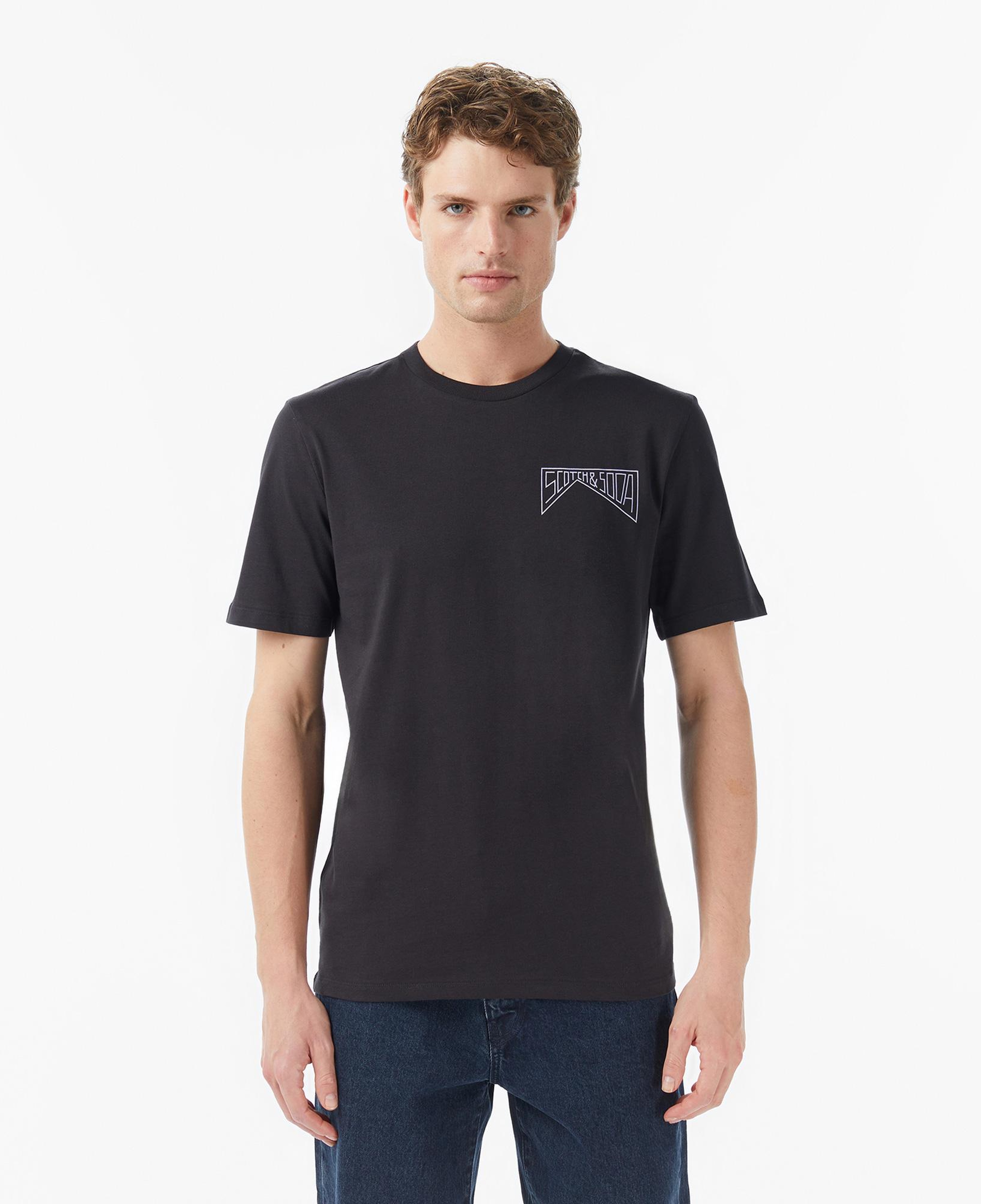 Scotch&Soda Regular Fit Left Chest Logo Erkek Gri T-Shirt