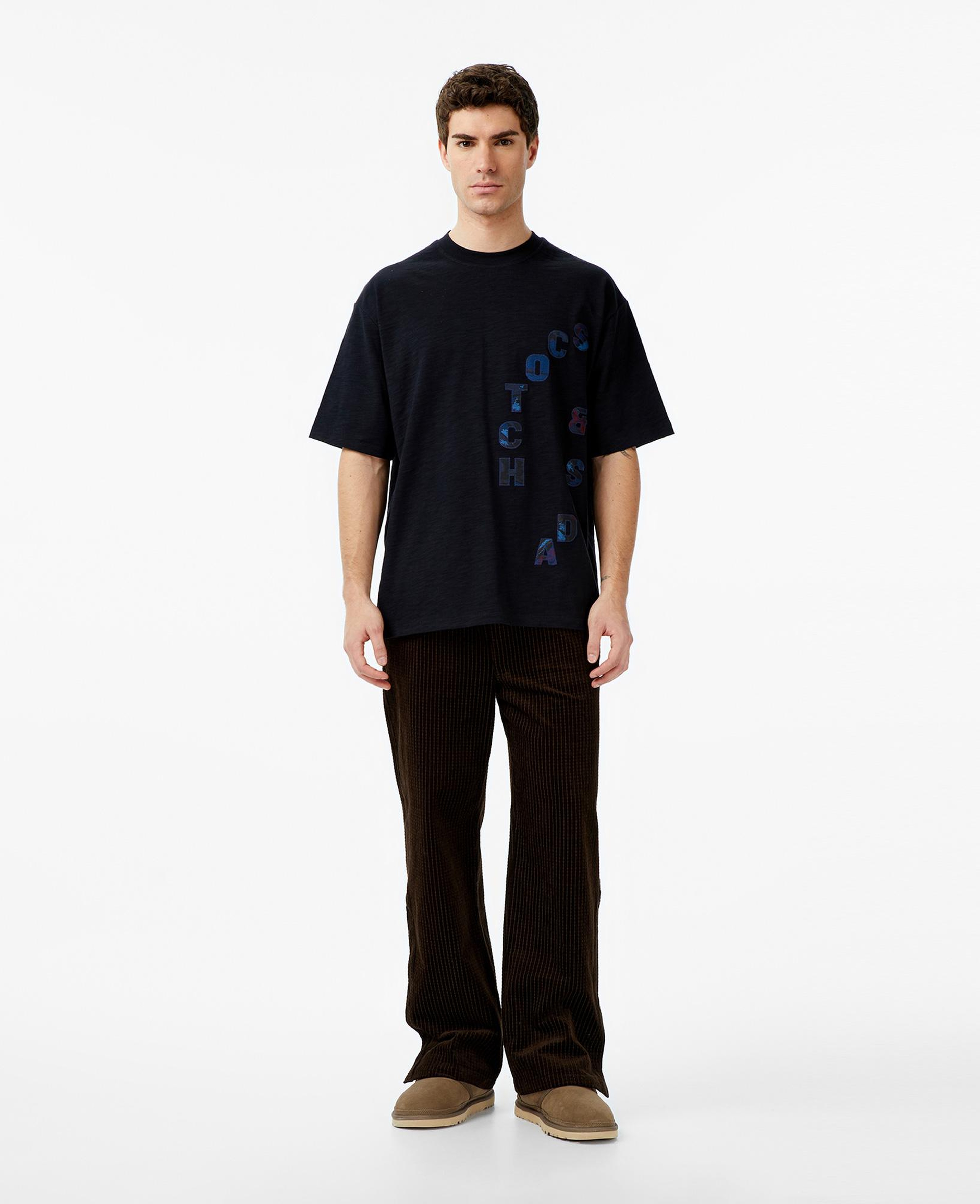 Scotch&Soda Loose Fit Applique Erkek Lacivert T-Shirt