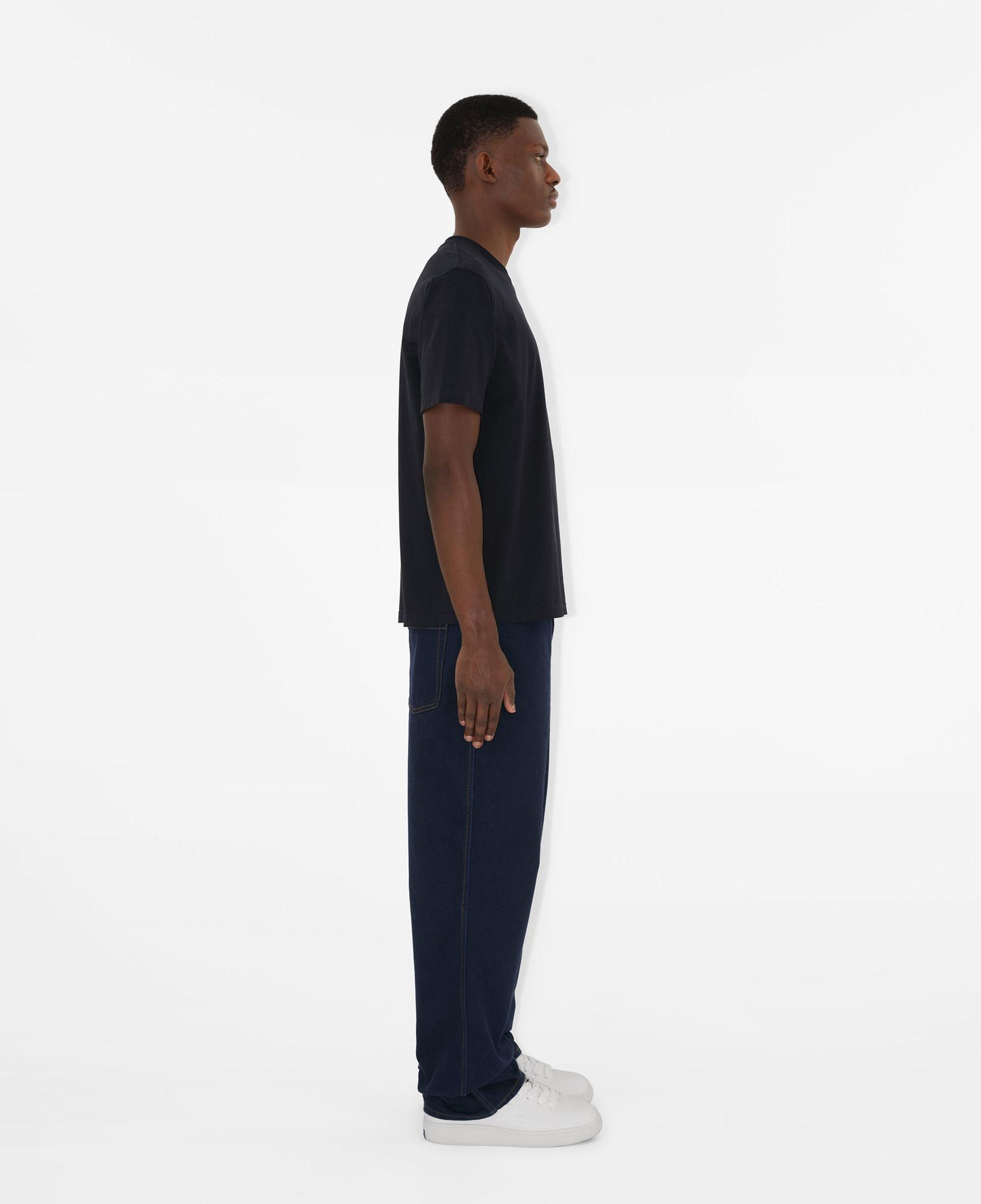 Burberry Parker Cotton Erkek Lacivert T-Shirt