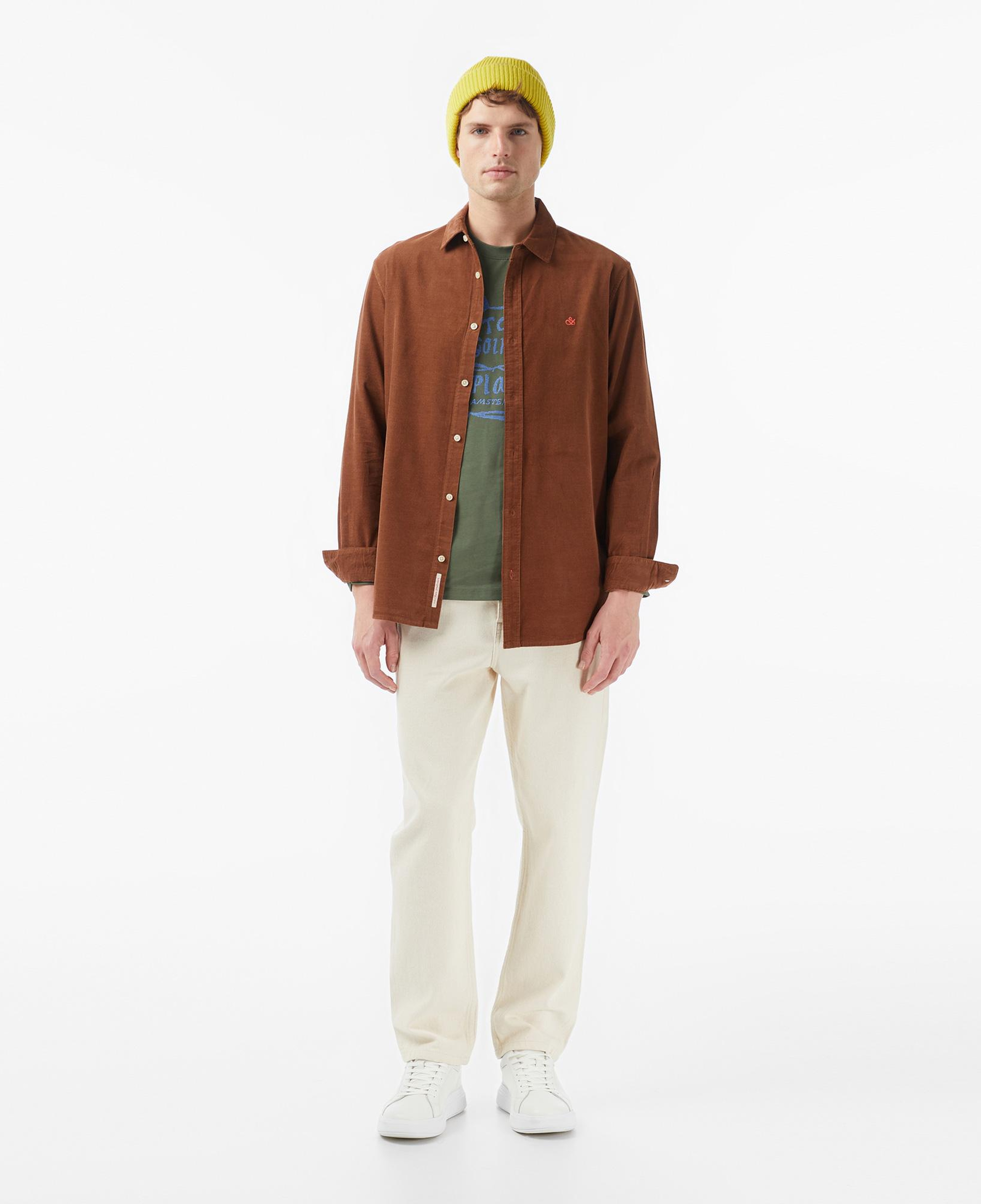 Scotch&Soda Relaxed Fit Artwork Erkek Yeşil T-Shirt