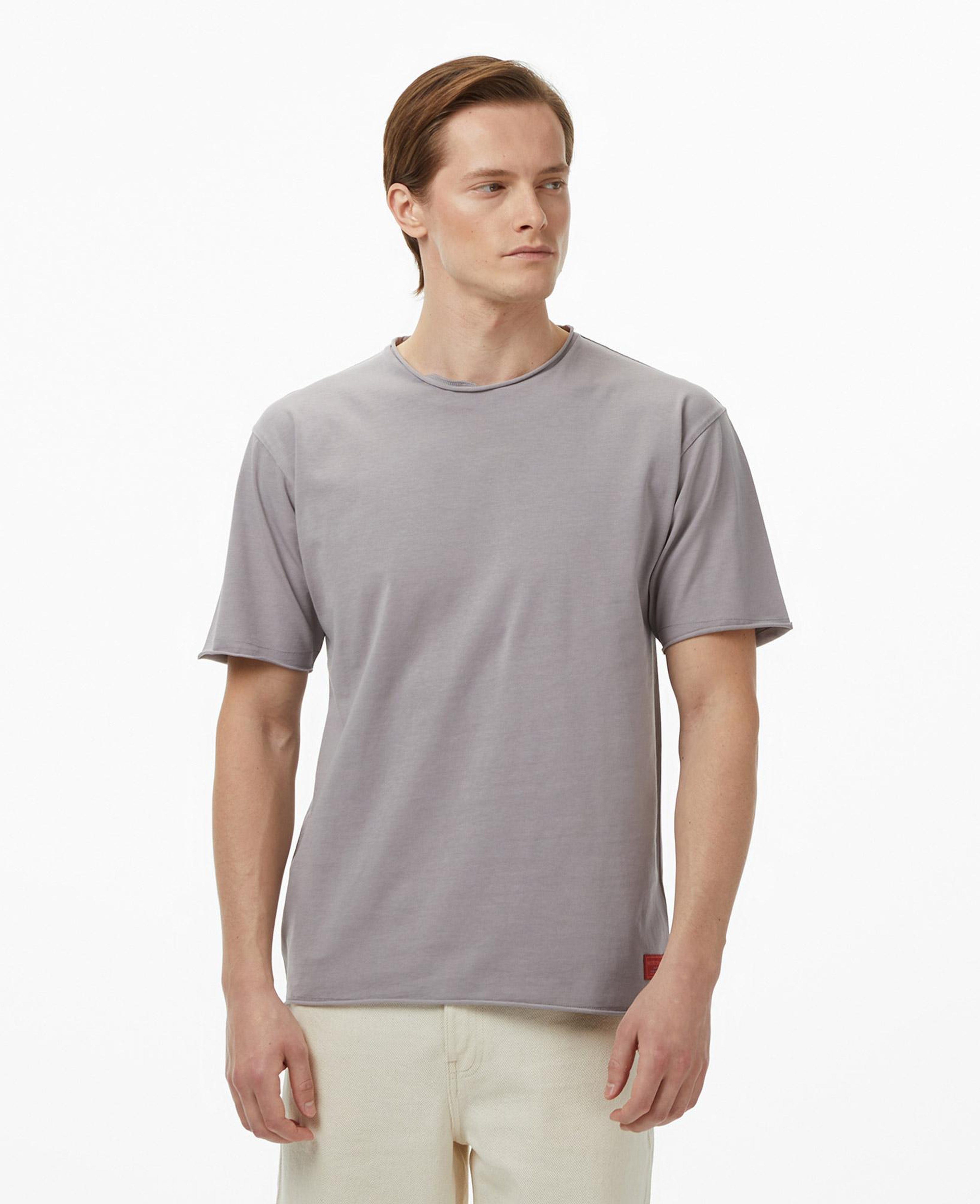 Scotch&Soda Raw Edge Erkek Gri T-Shirt