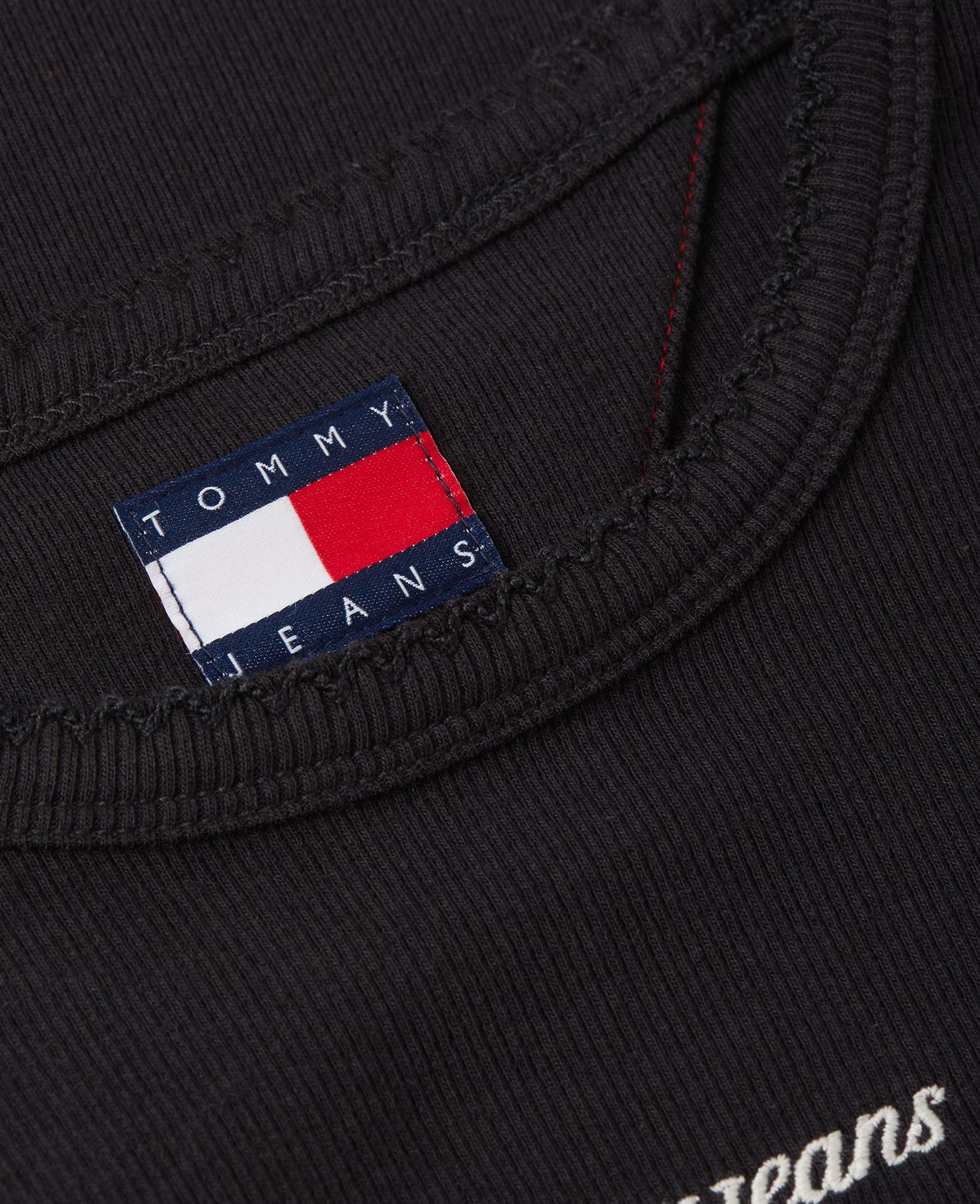 Tommy Hilfiger Slim Script Kadın Siyah T-Shirt