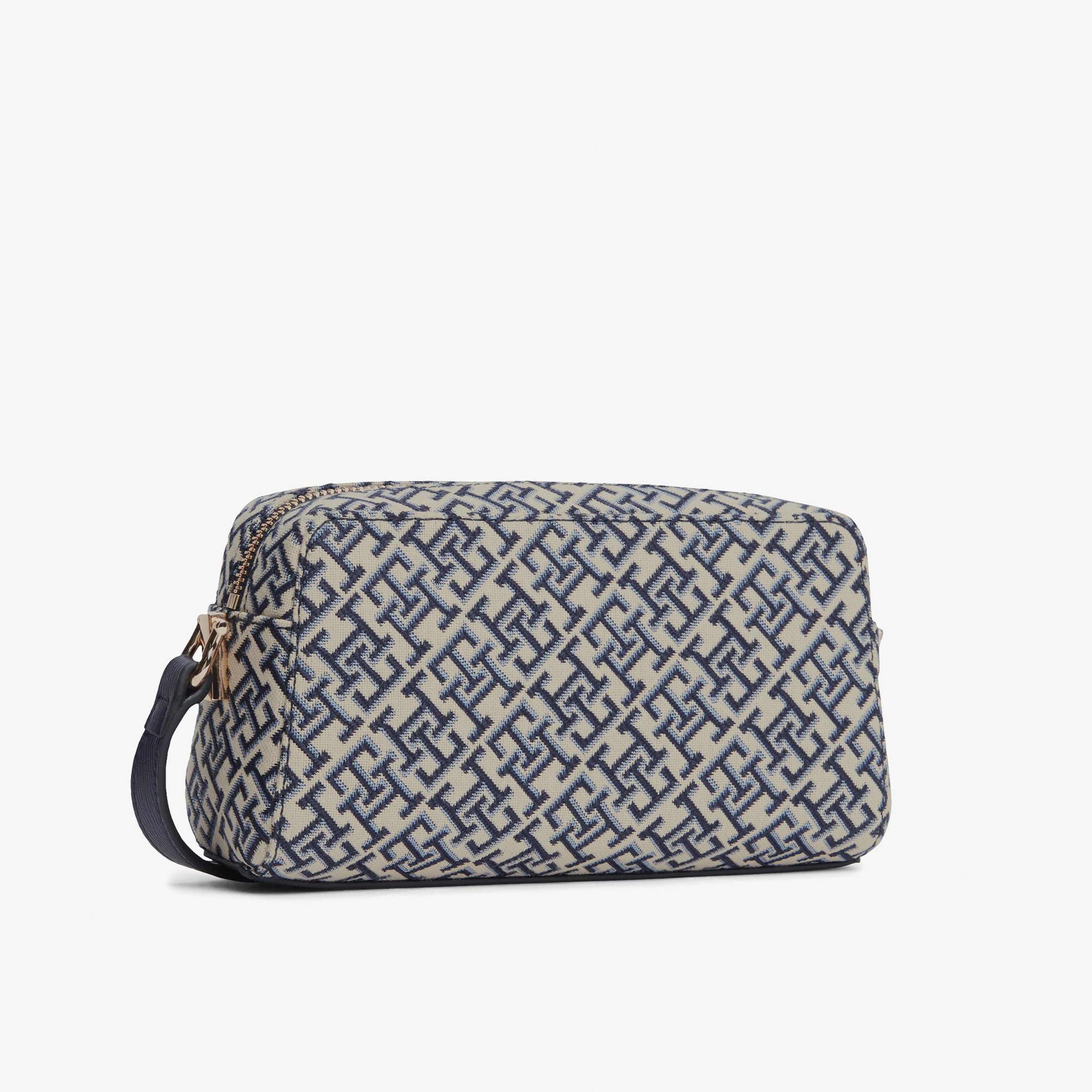 Tommy Hilfiger Grace Jacquard Kadın Mavi El Çantası