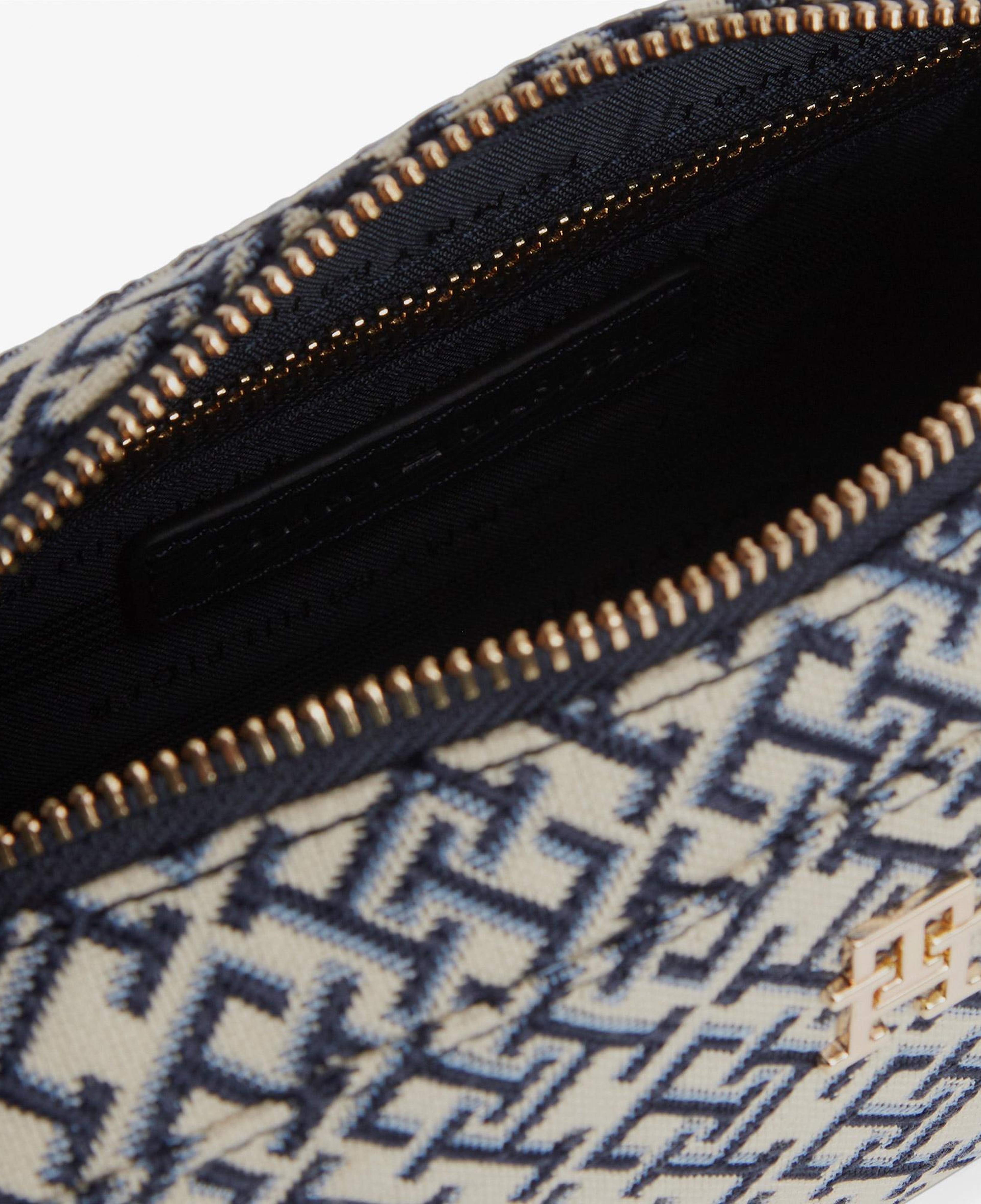 Tommy Hilfiger Grace Jacquard Kadın Mavi El Çantası
