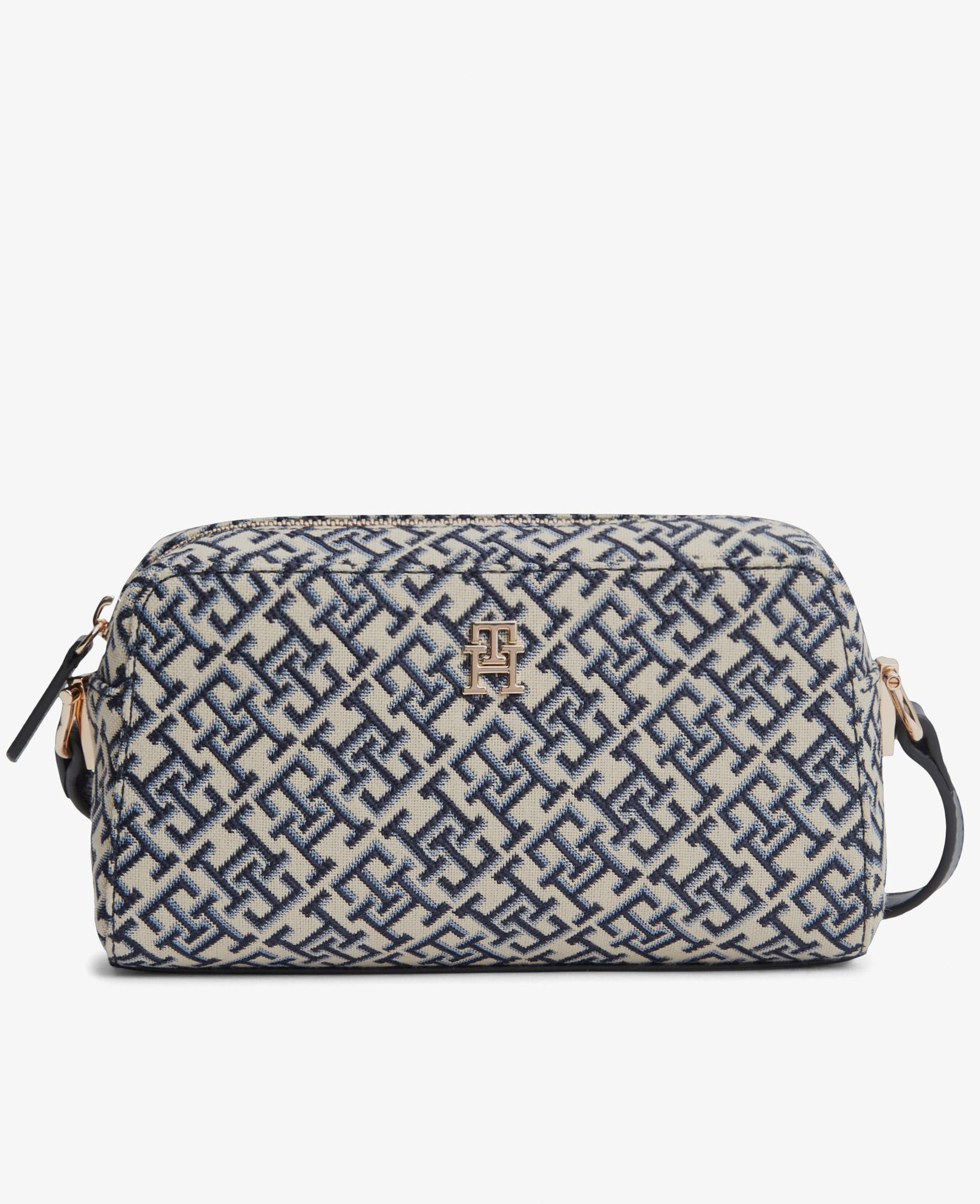 Tommy Hilfiger Grace Jacquard Kadın Mavi El Çantası